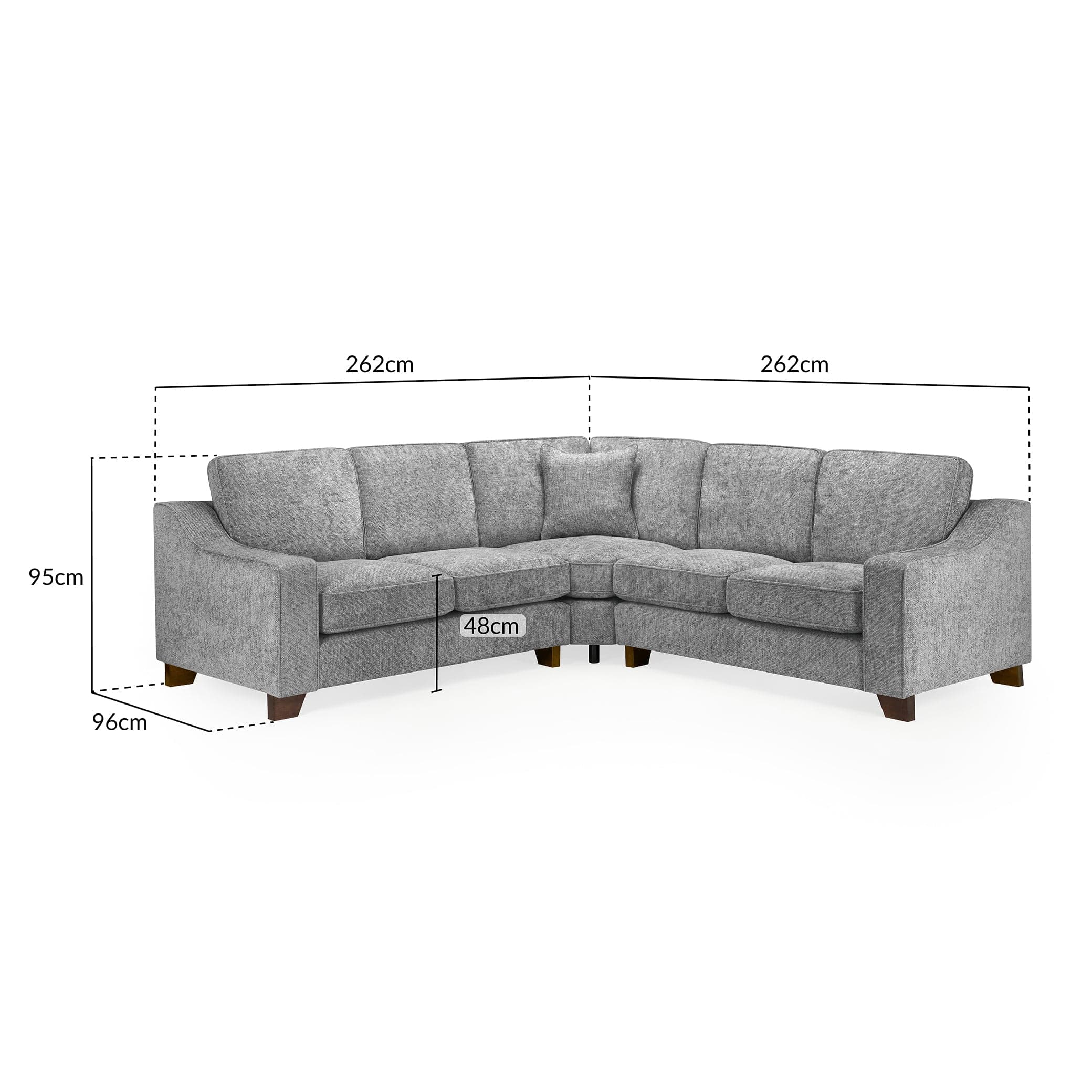 Orion Sofa Slate Large Corner - Measurement View (7025566744640)