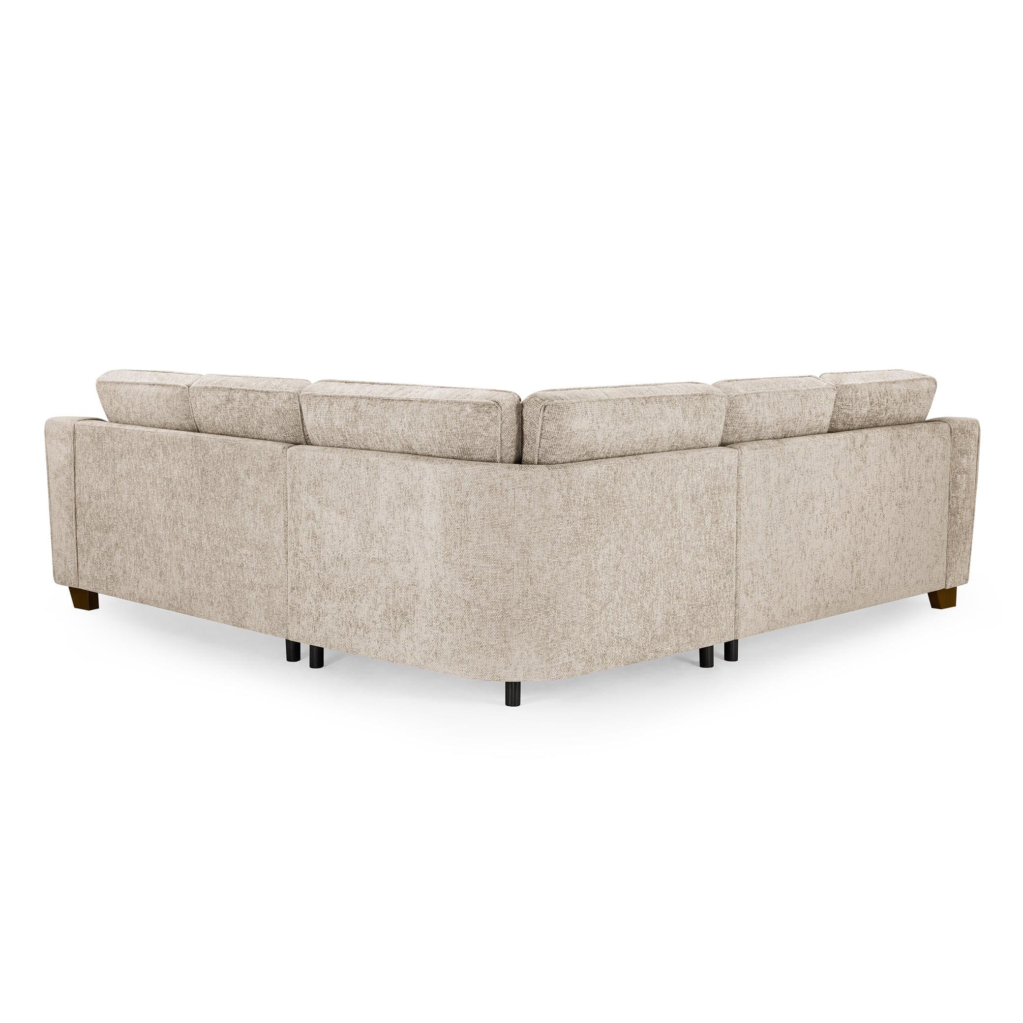 Orion Sofa Stone Large Corner - Back View (7025547247680)