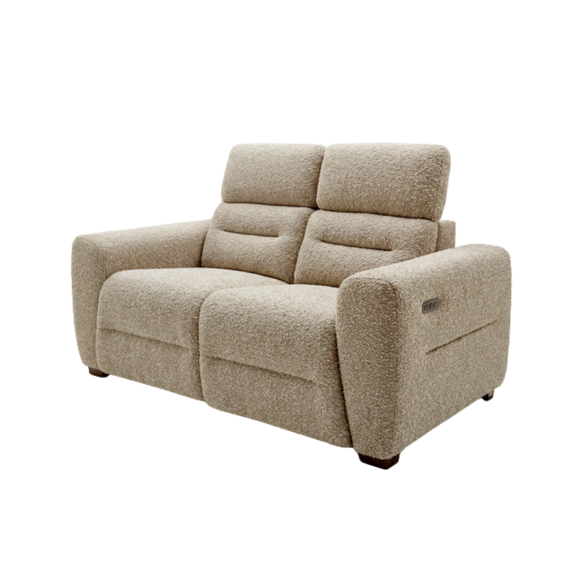 Osaka Electric Recliner Beige 2 Seater - AMC Furniture