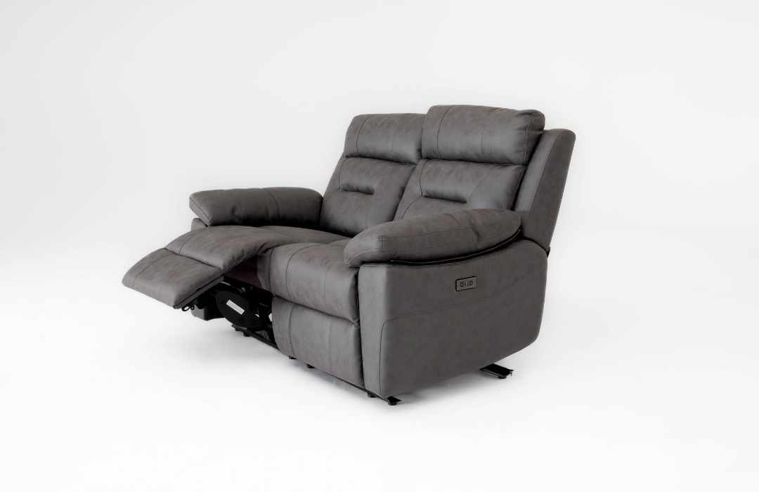 Oscar 2 Seater Power Reclining Corner Sofa Meta Sofa