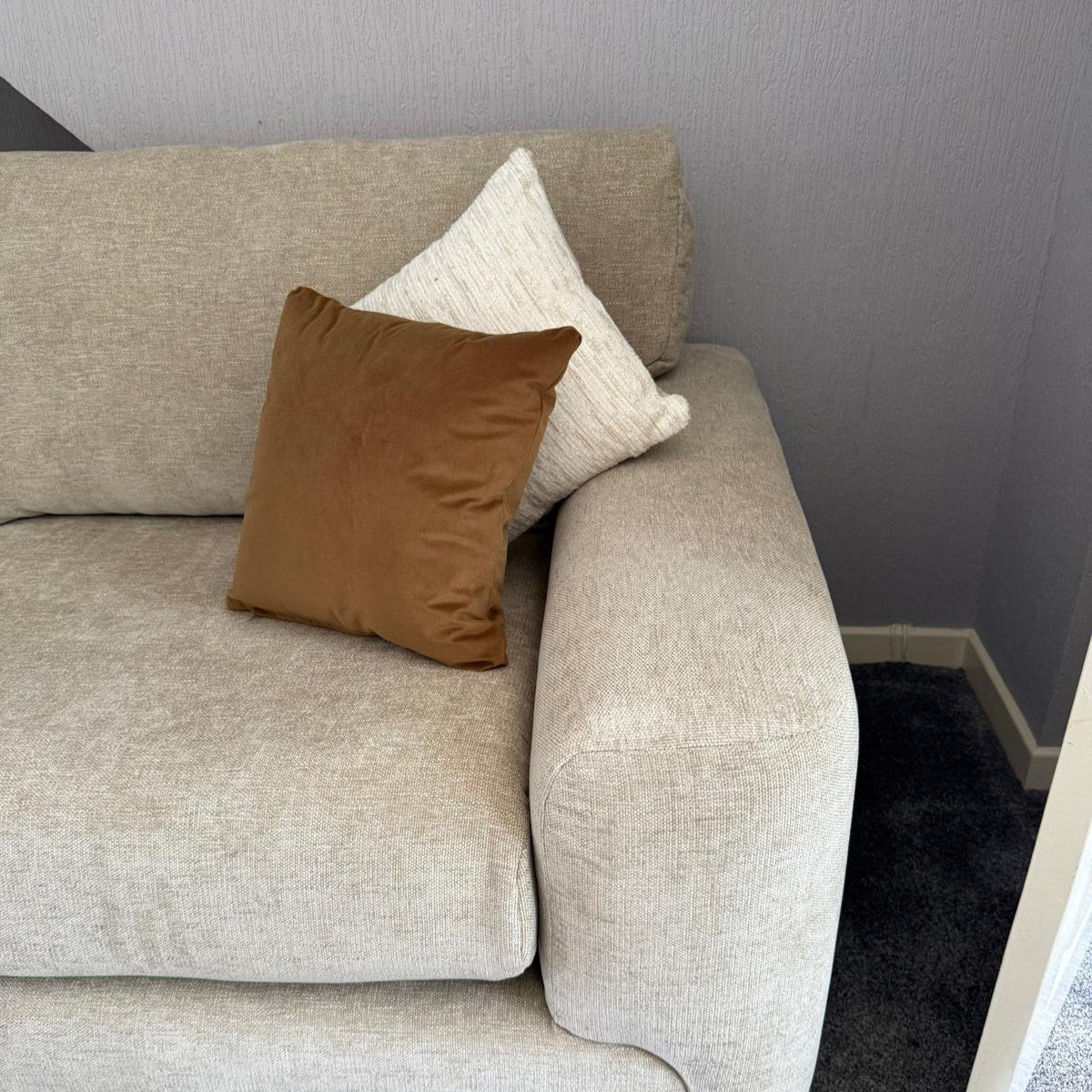 Eden 3 Seater Sofa in Sand Lebus