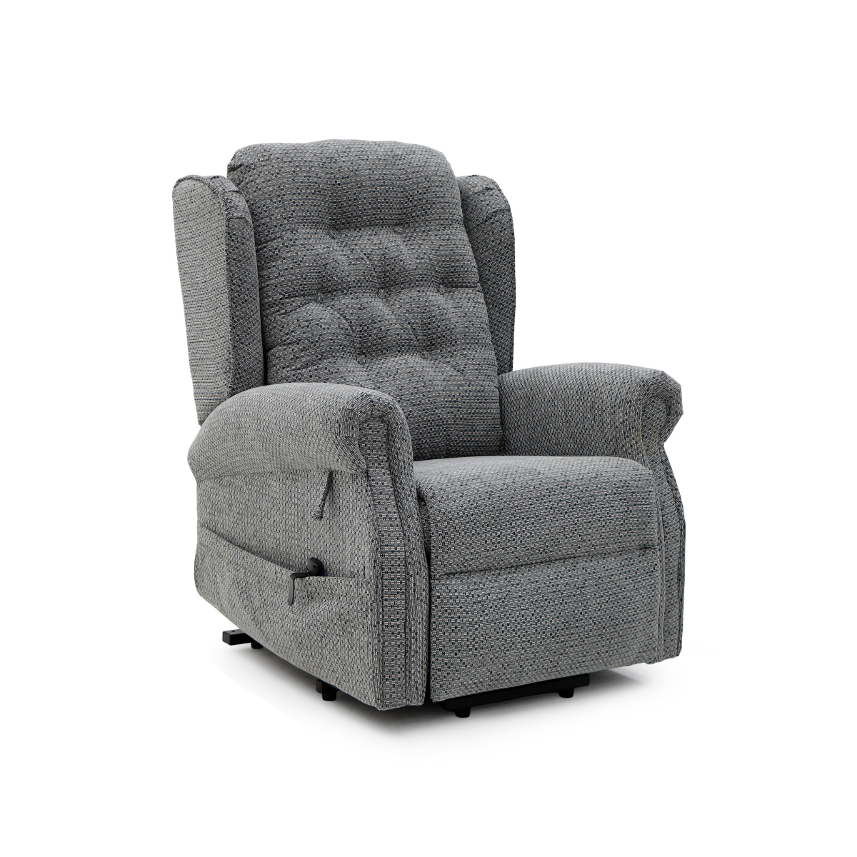 Pardew Rise and Recline Chair Grey - AMC Furniture