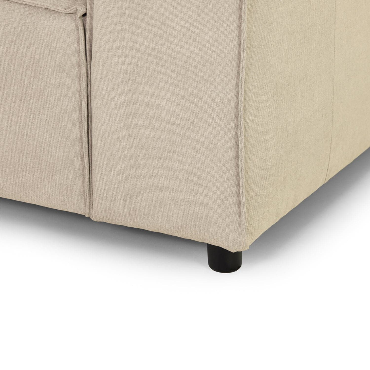 Robyn Sofa Beige Universal Corner - Leg view (7022241677376)