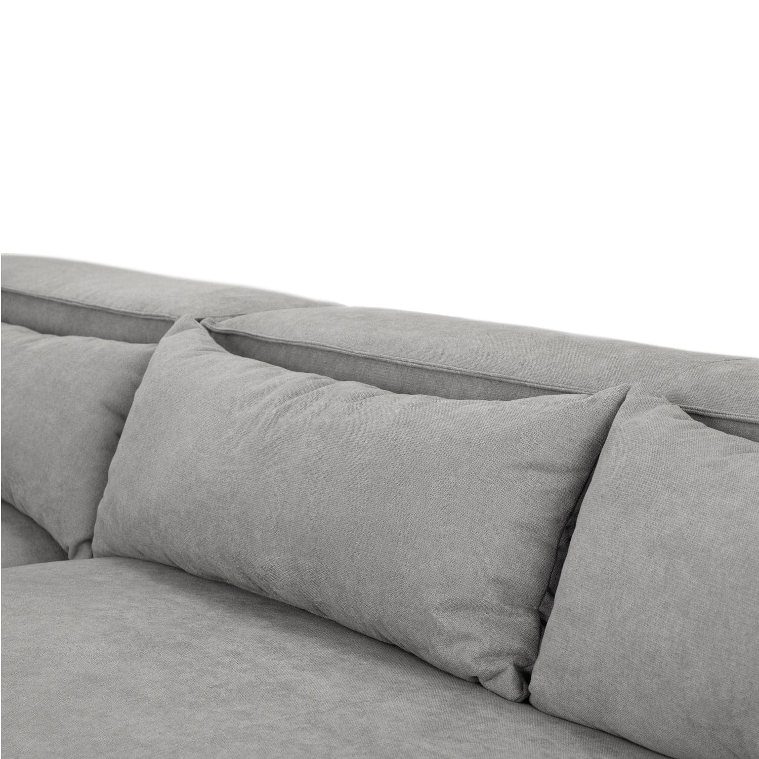 Robyn Sofa Grey Universal Corner - Cushion view (7022244855872)
