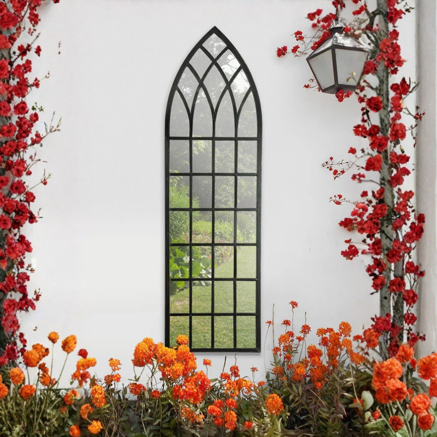 Rosie Rustic Arch Large Garden Mirror 140 x 40.5 CM (15010543239546)