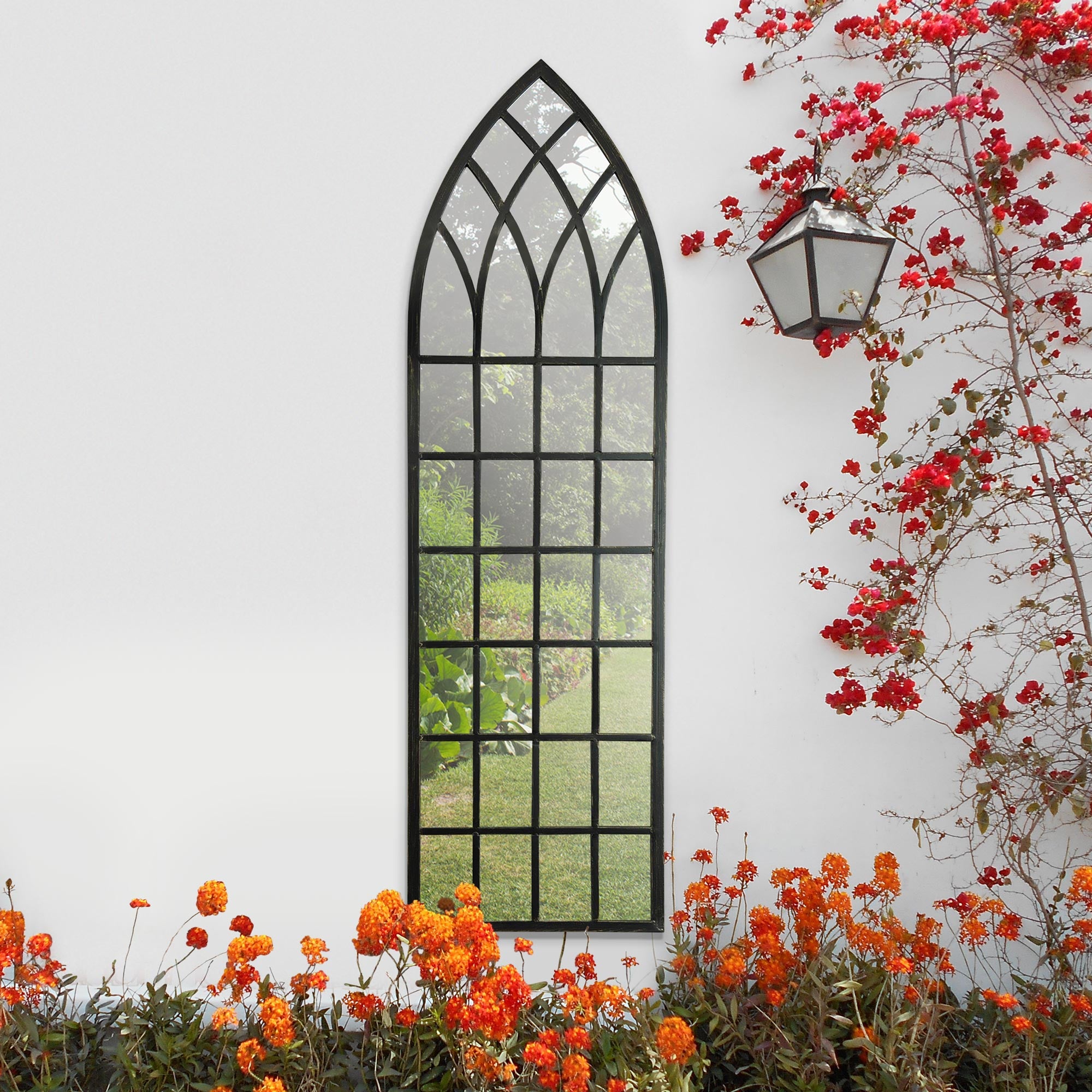 Rosie Rustic Arch Large Garden Mirror 160 x 47.5 CM (15010543894906)