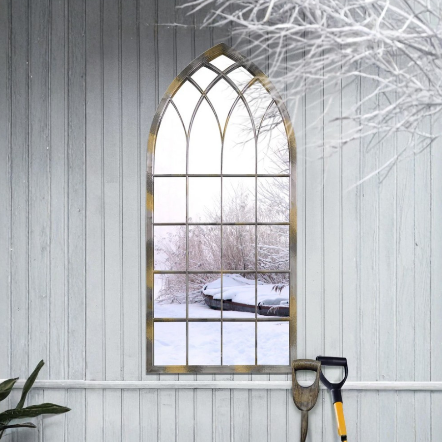 Rosie Rustic Arch Large Garden Mirror 161 x 72 CM (15010543403386)
