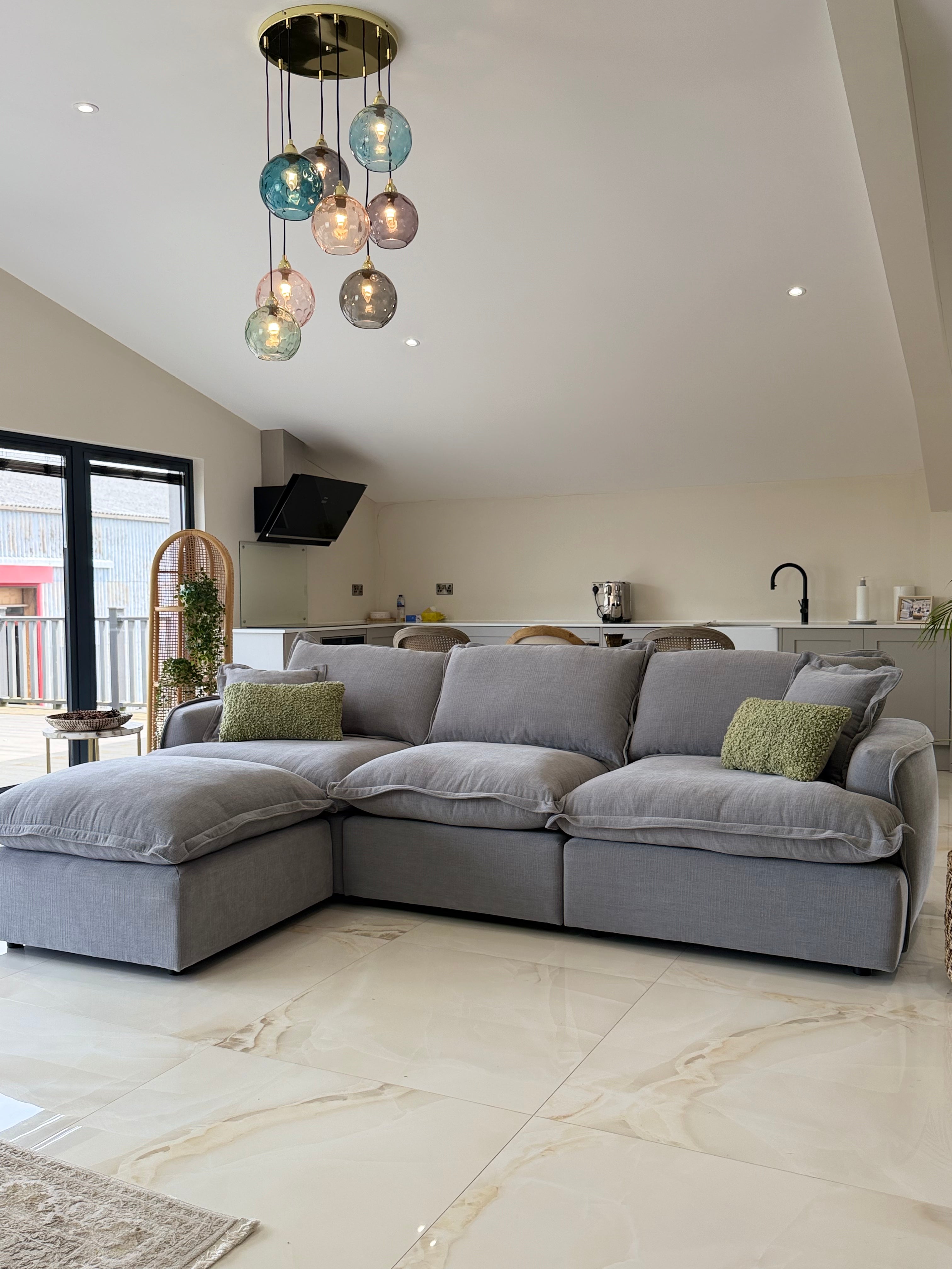 Esme Modular Sofa in Grey Beehive