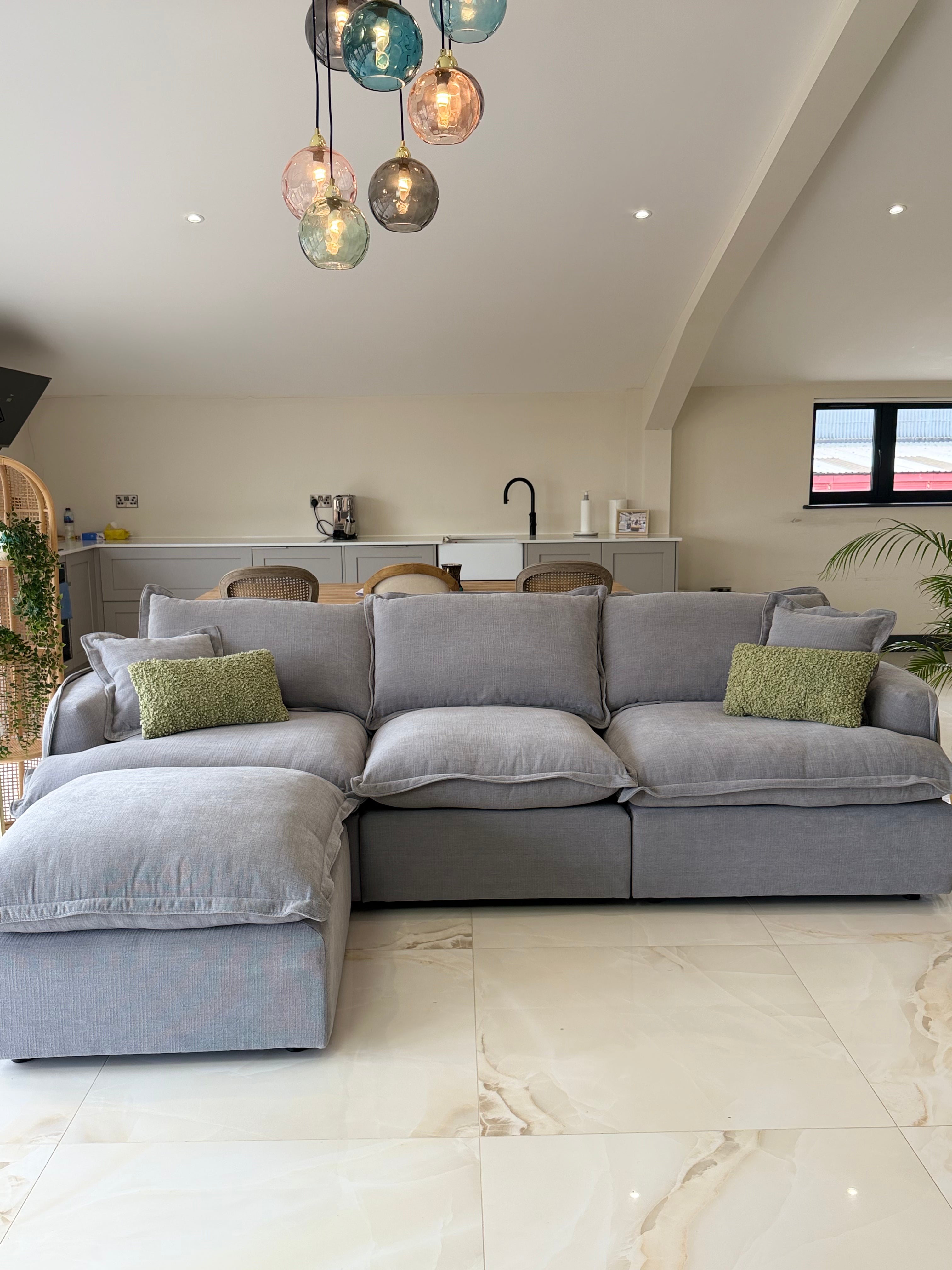 Esme Modular Sofa in Grey Beehive
