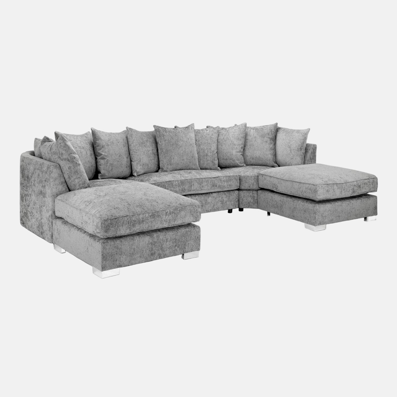 Shoreditch Scatterback U-Shape Corner Sofa – Truffle (7022877835328)