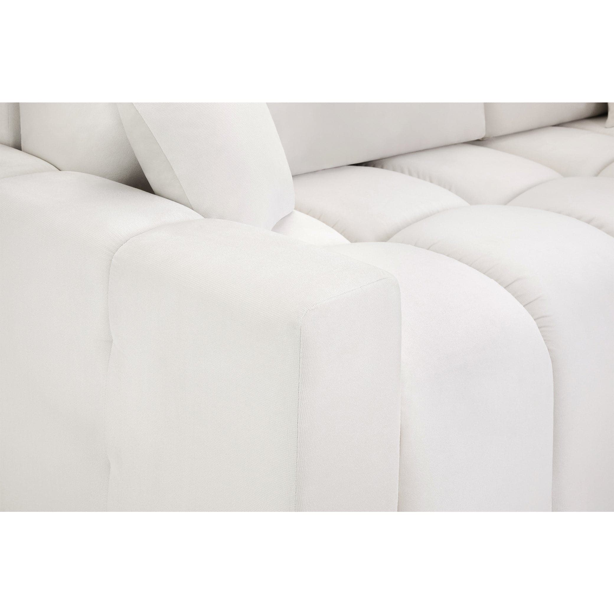 Sienna Sofabed Beige Universal Corner - Armrest view (7024176758848)