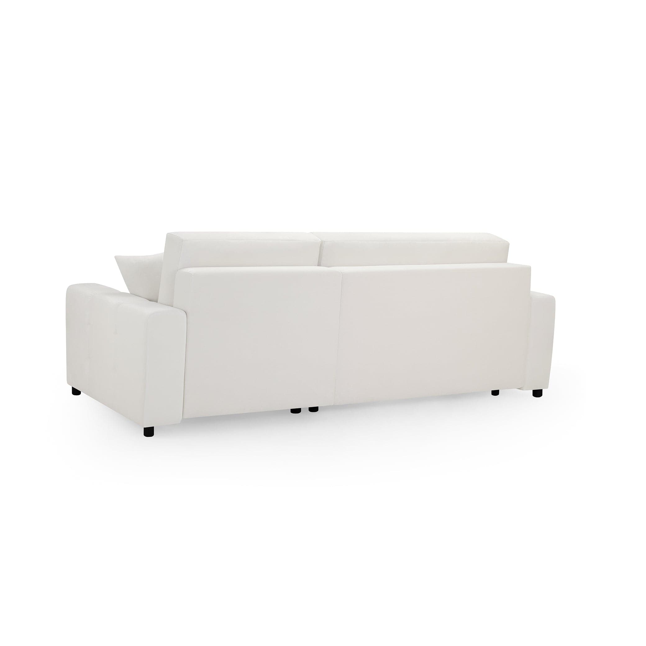 Sienna Sofabed Beige Universal Corner - Left - Back view (7024176758848)