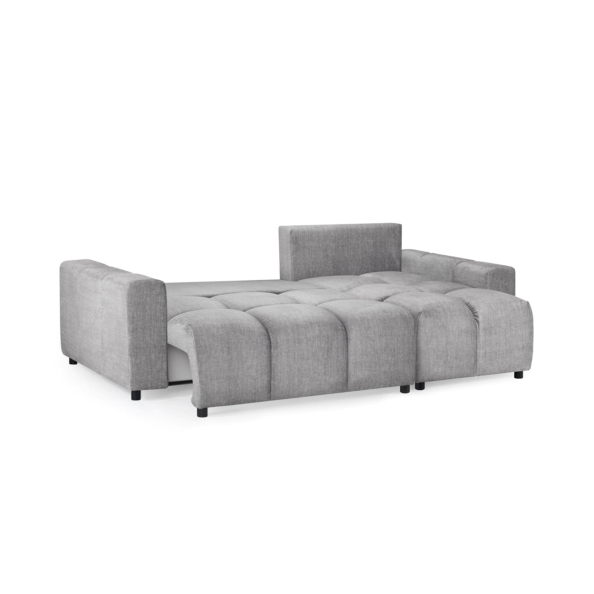 Sienna Sofabed Grey Universal Corner - Convertible view (7024176889920)