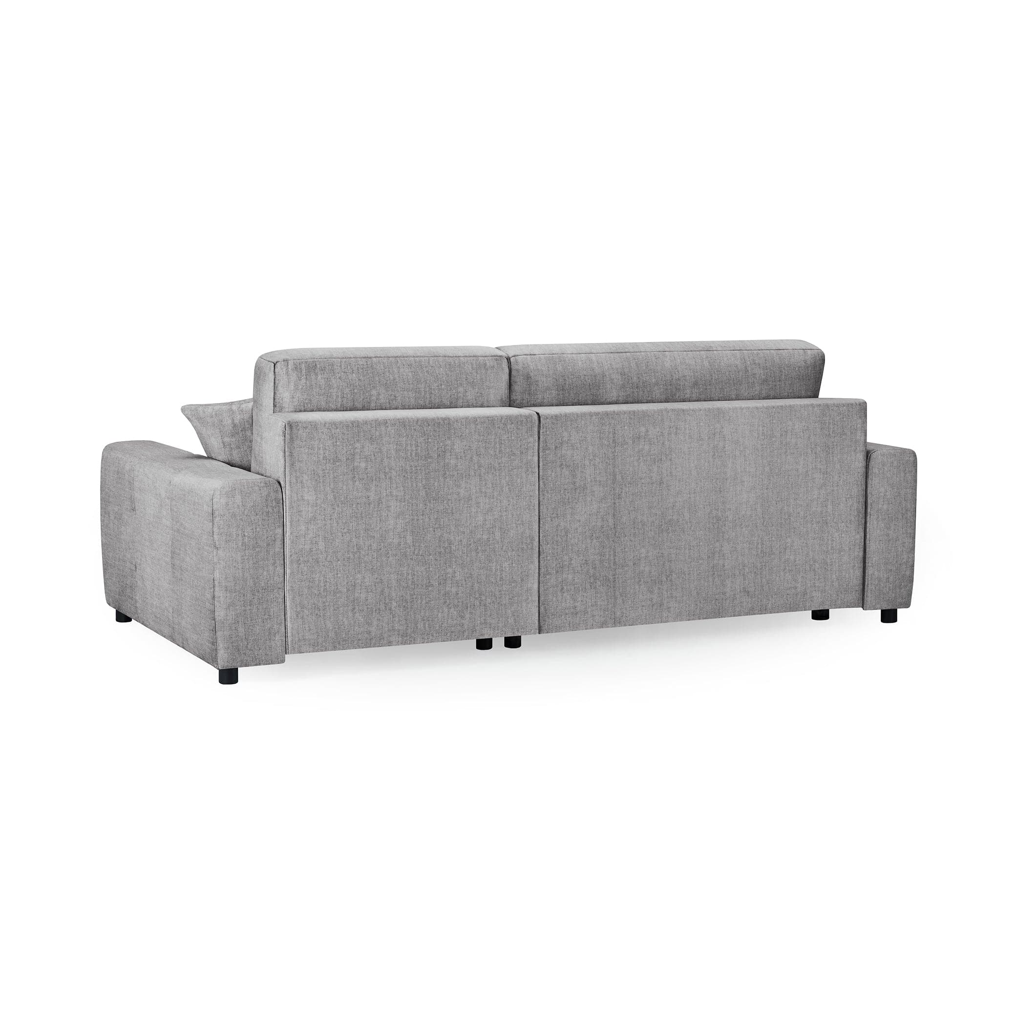 Sienna Sofabed Grey Universal Corner - Right - Back view (7024176889920)