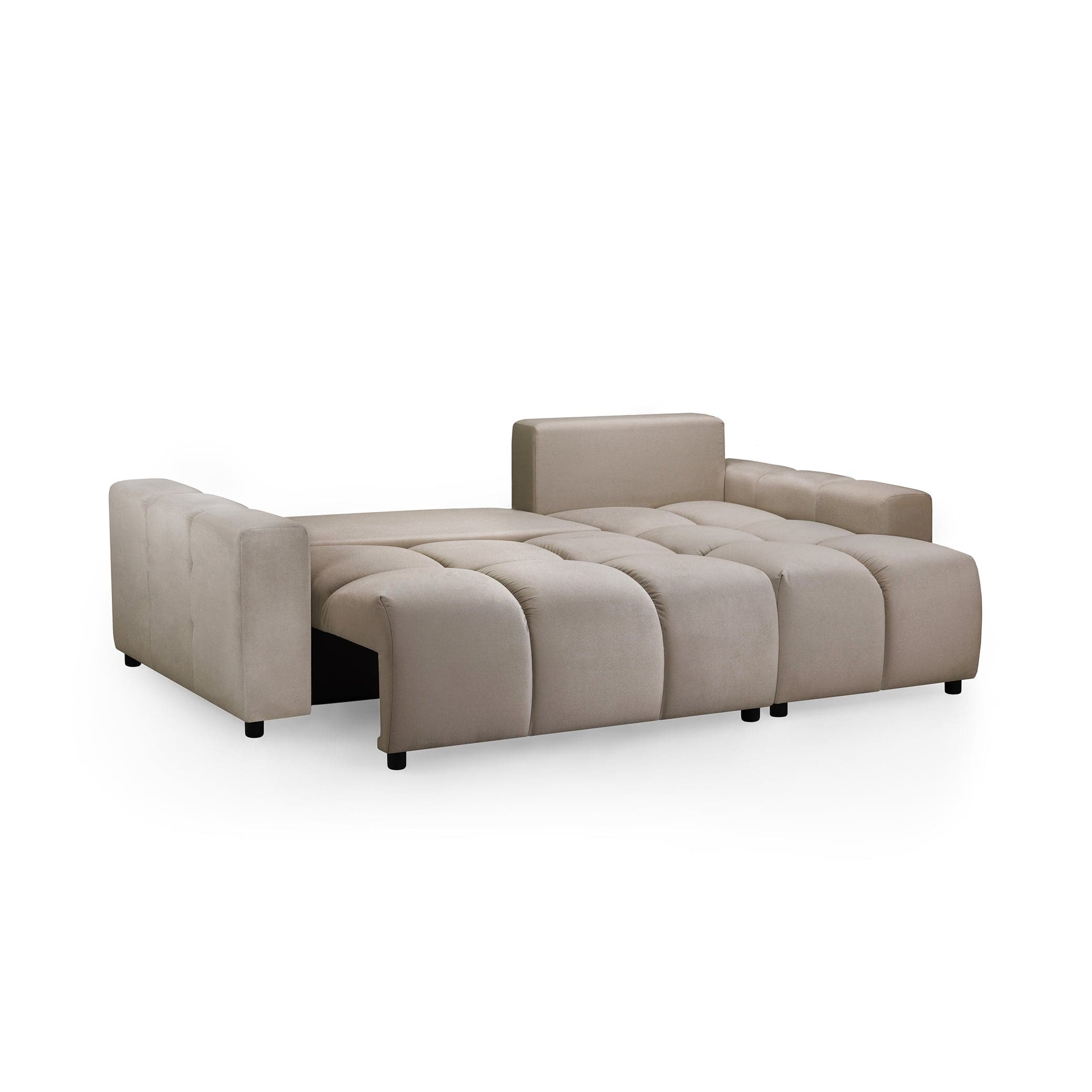 Sienna Sofabed Mocha Universal Corner - Convertible view (7024178167872)