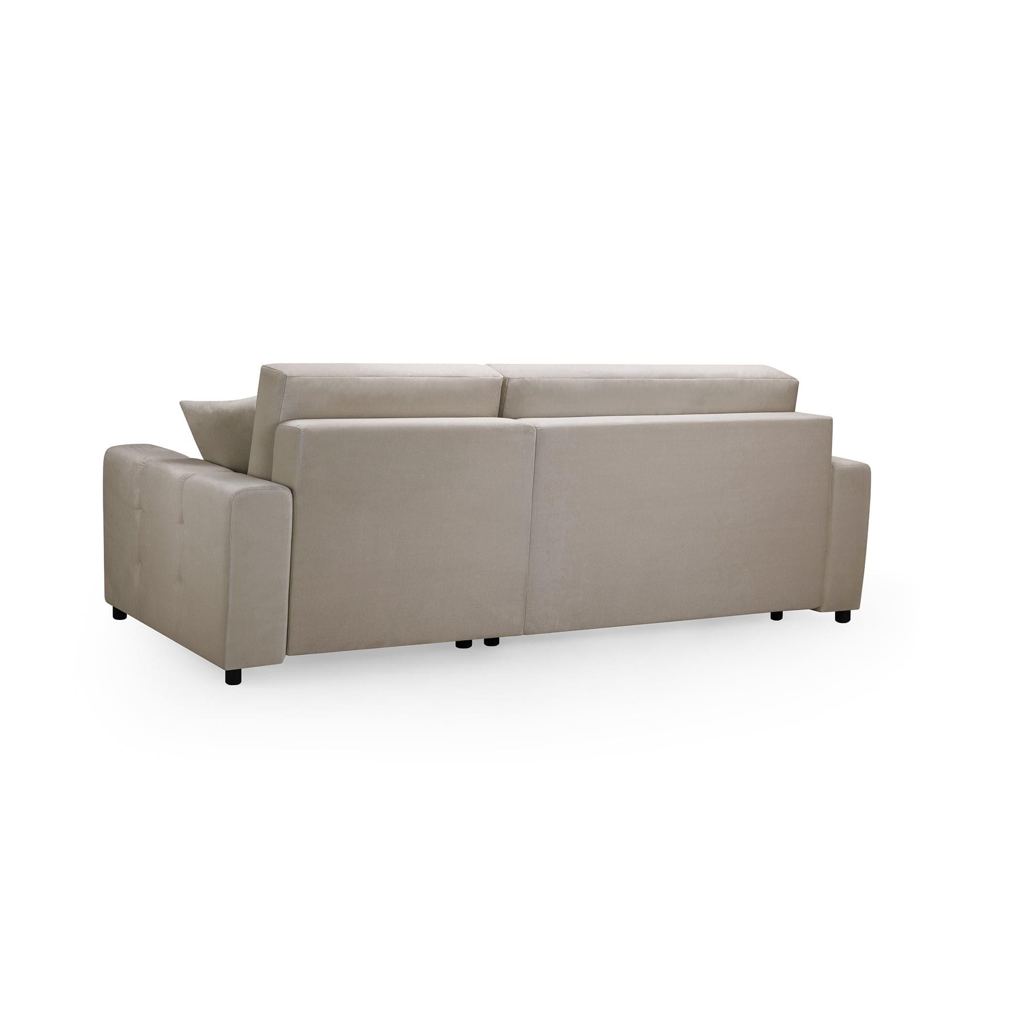 Sienna Sofabed Mocha Universal Corner - Left - Back view (7024178167872)