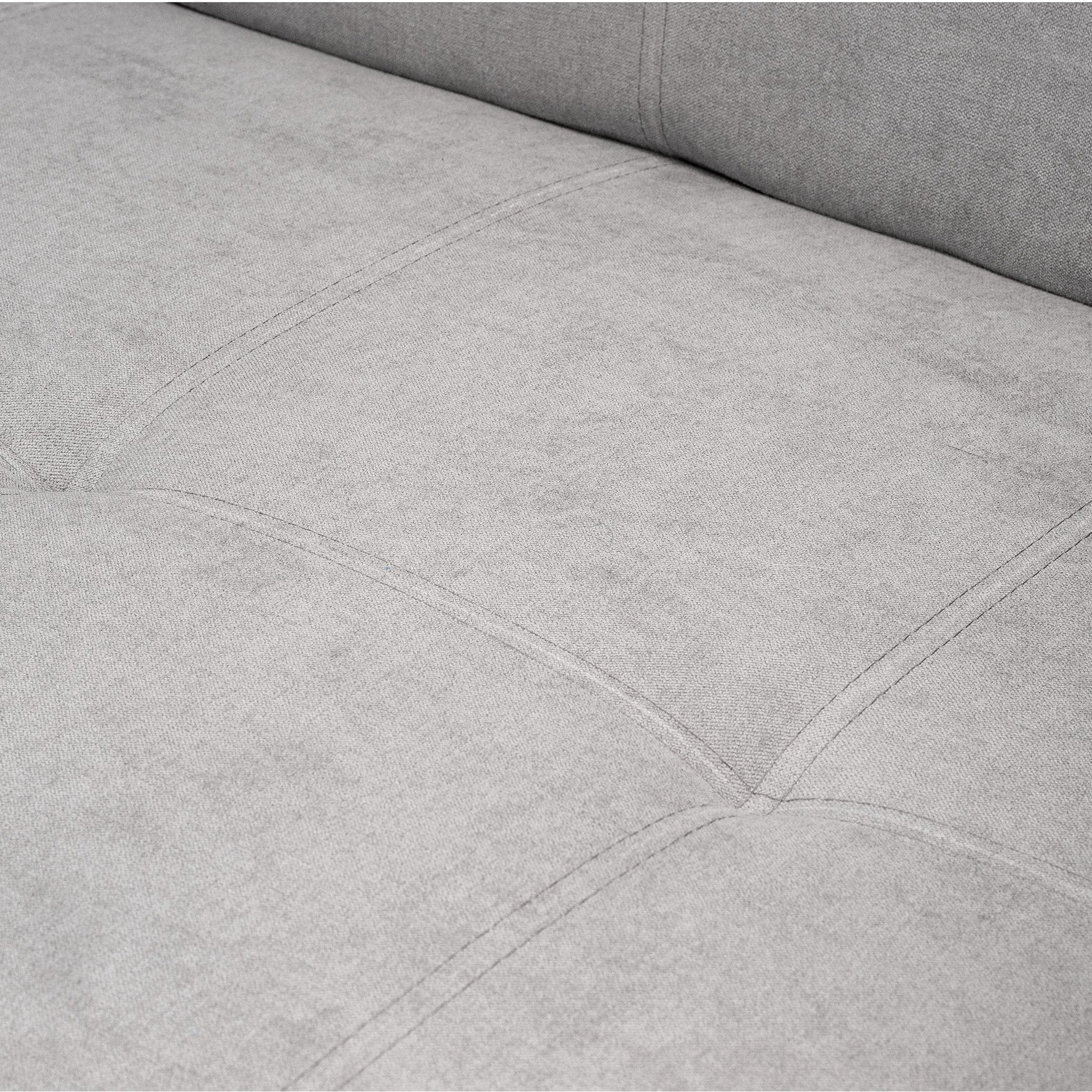 Sol Sofabed Grey Armchair - Close up fabric view (7026814976064)