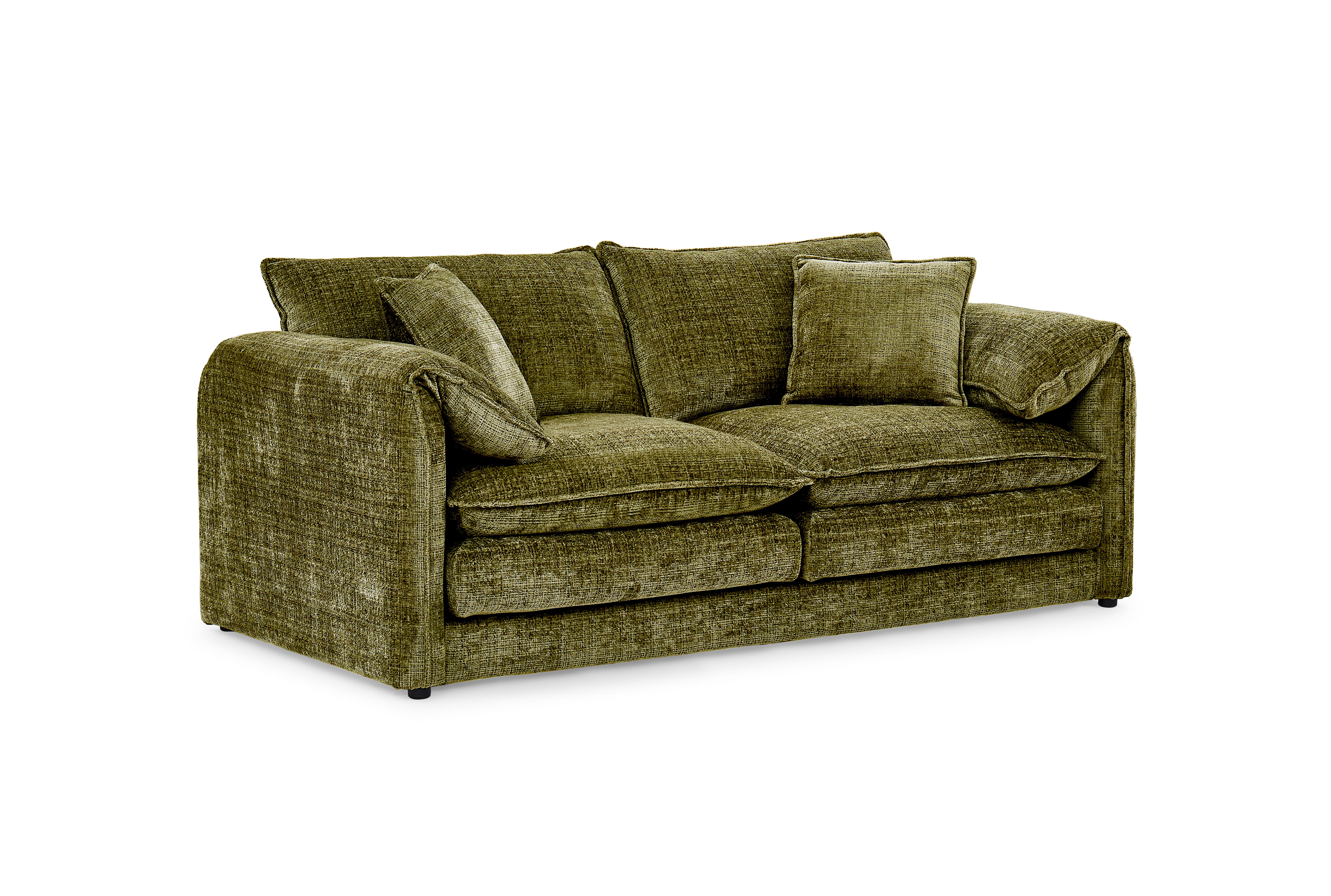 Aria 3 Seater Sofa in Green - AMC Furniture