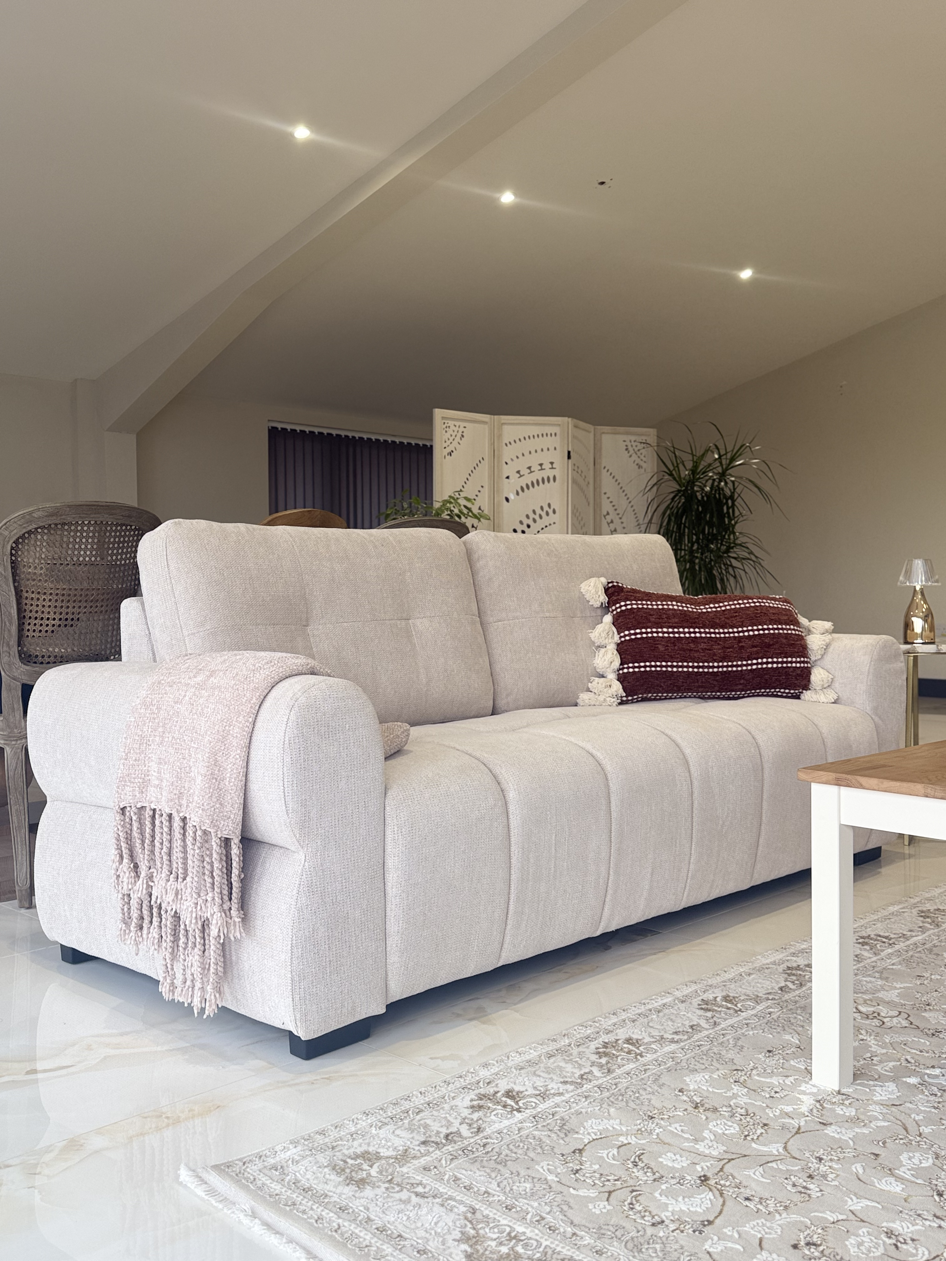 Starling 3 Seater in Beige 1