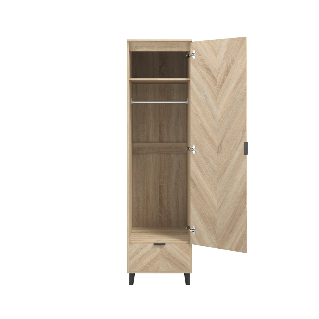 STOCKHOLM CHEVRON 1 DOOR WARDROBE (14969145098618)