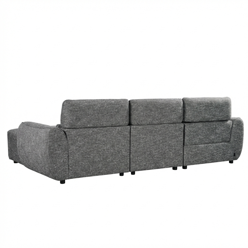 Talia Electric Recliner Sofa Charcoal Left Hand - AMC Furniture