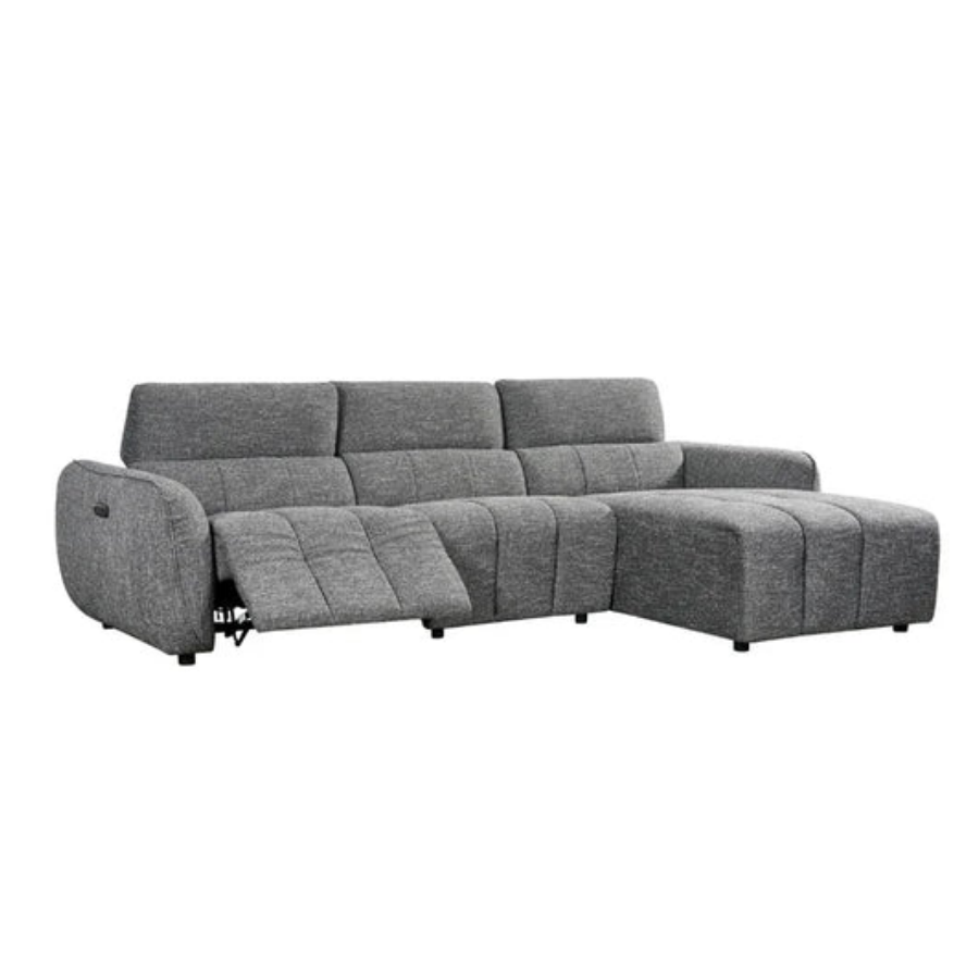 Talia Electric Recliner Sofa Charcoal Right Hand,2 (15320517149050)