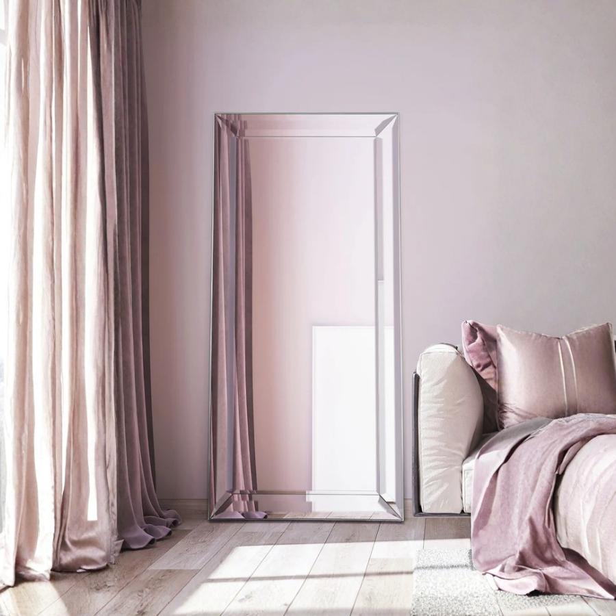 Teddy All Glass Modern Leaner Mirror 165 x 78 CM (15010542715258)