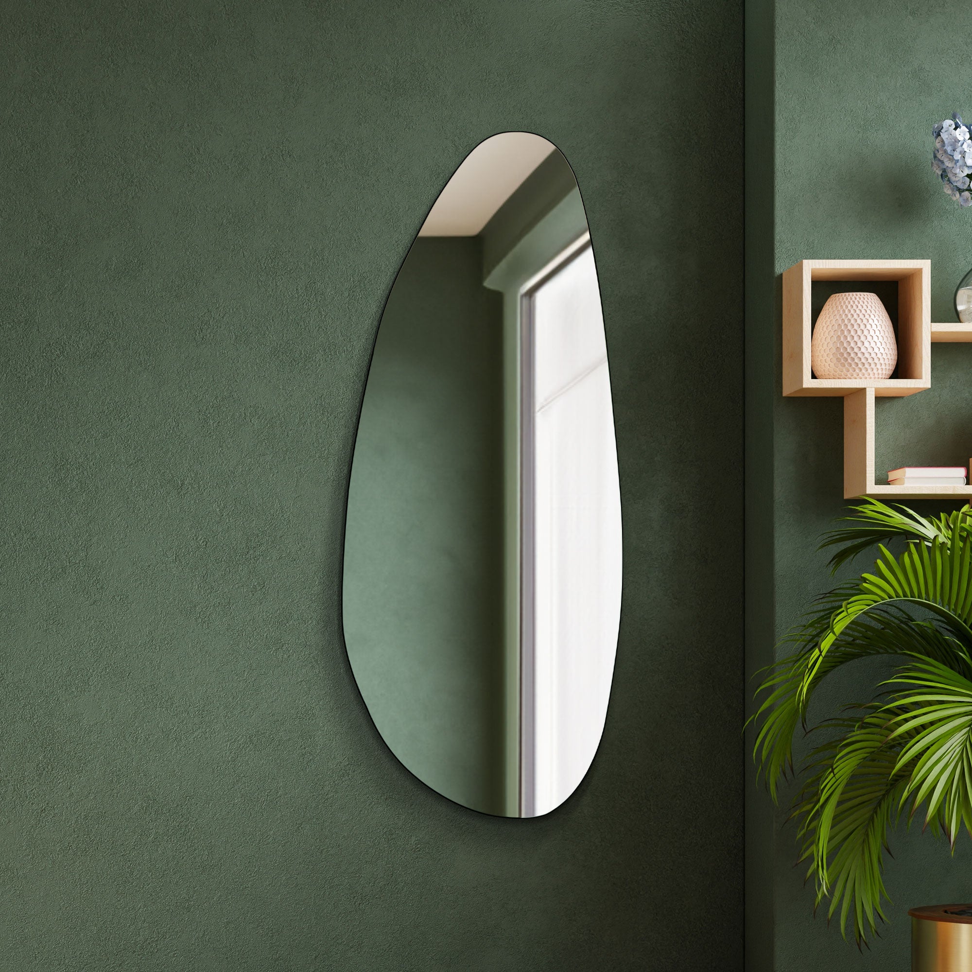 The Lacuna - Frameless Pond Wall Mirror 55" X 23" (140x58CM) (15010568012154)