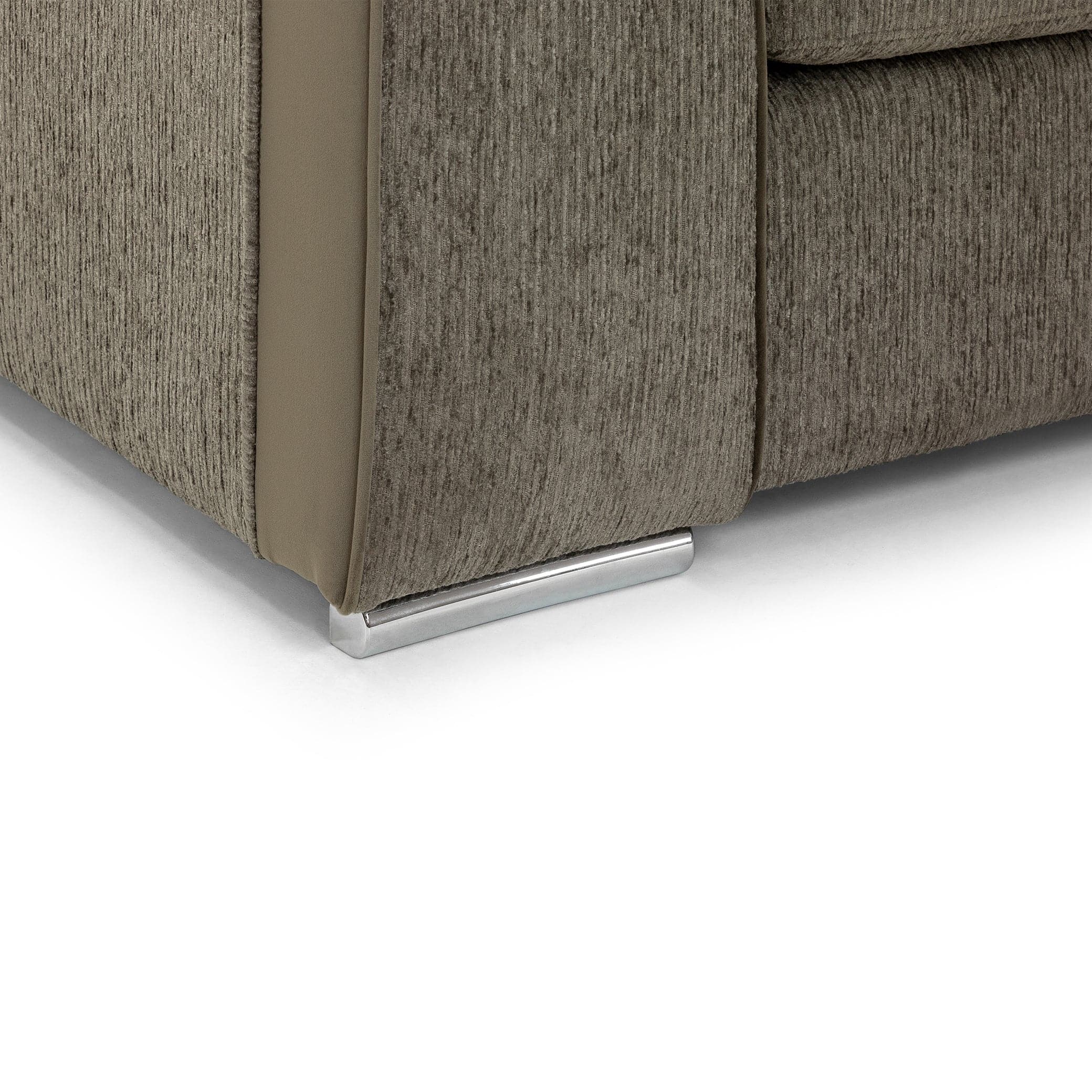 Turin Mocha Chenille Three Seater Sofa - bottom view (7025204985920)