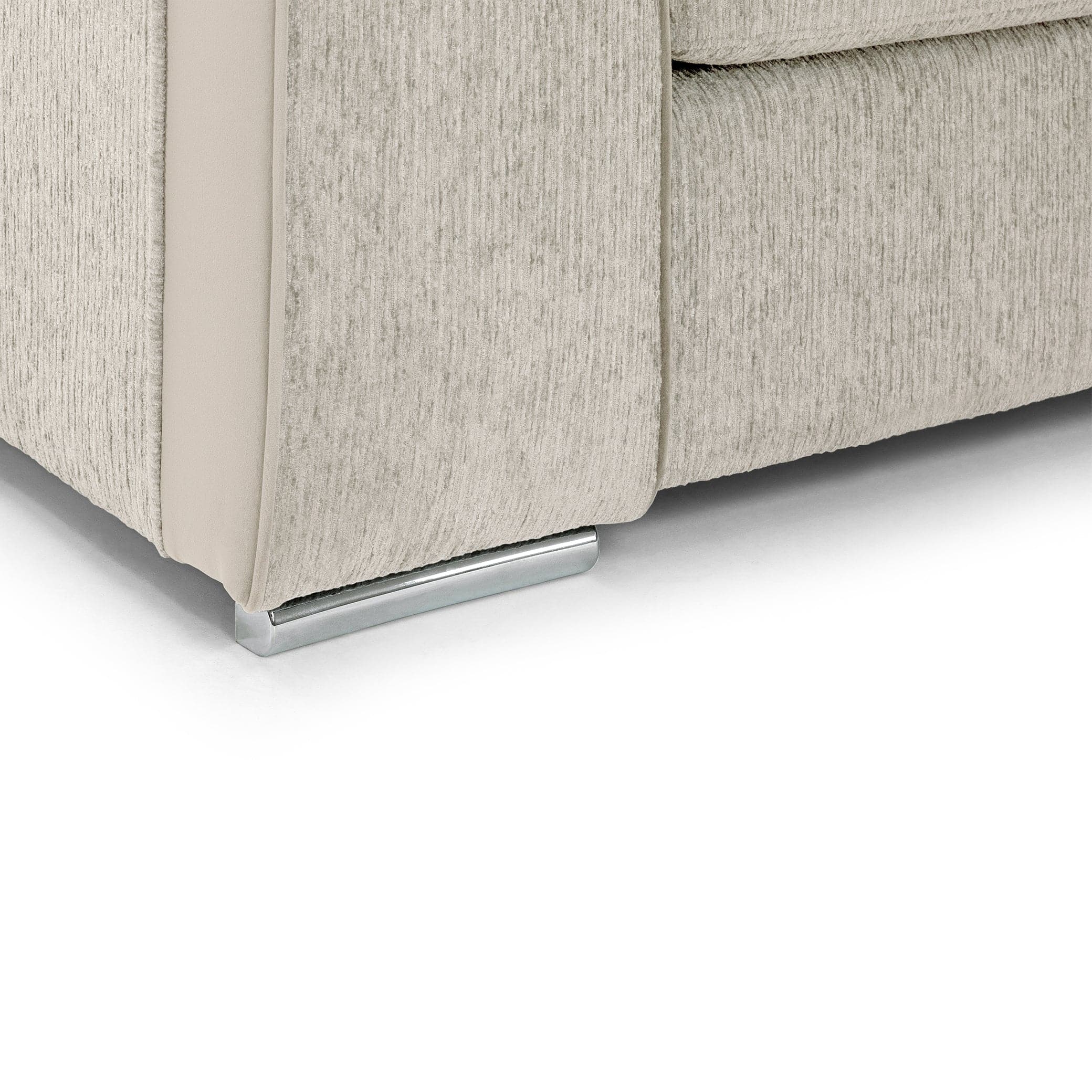 Turin Sofa Beige Armchair - bottom view (7025202626624)