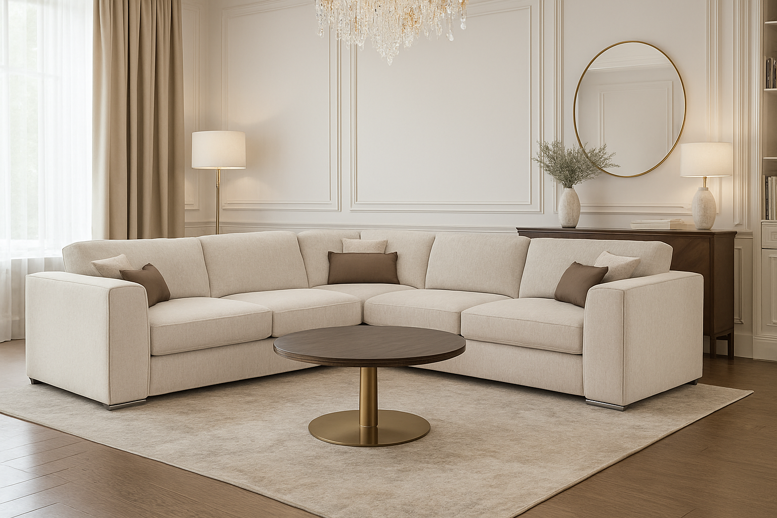 Turin Sofa Beige Large Corner (7025188438080)