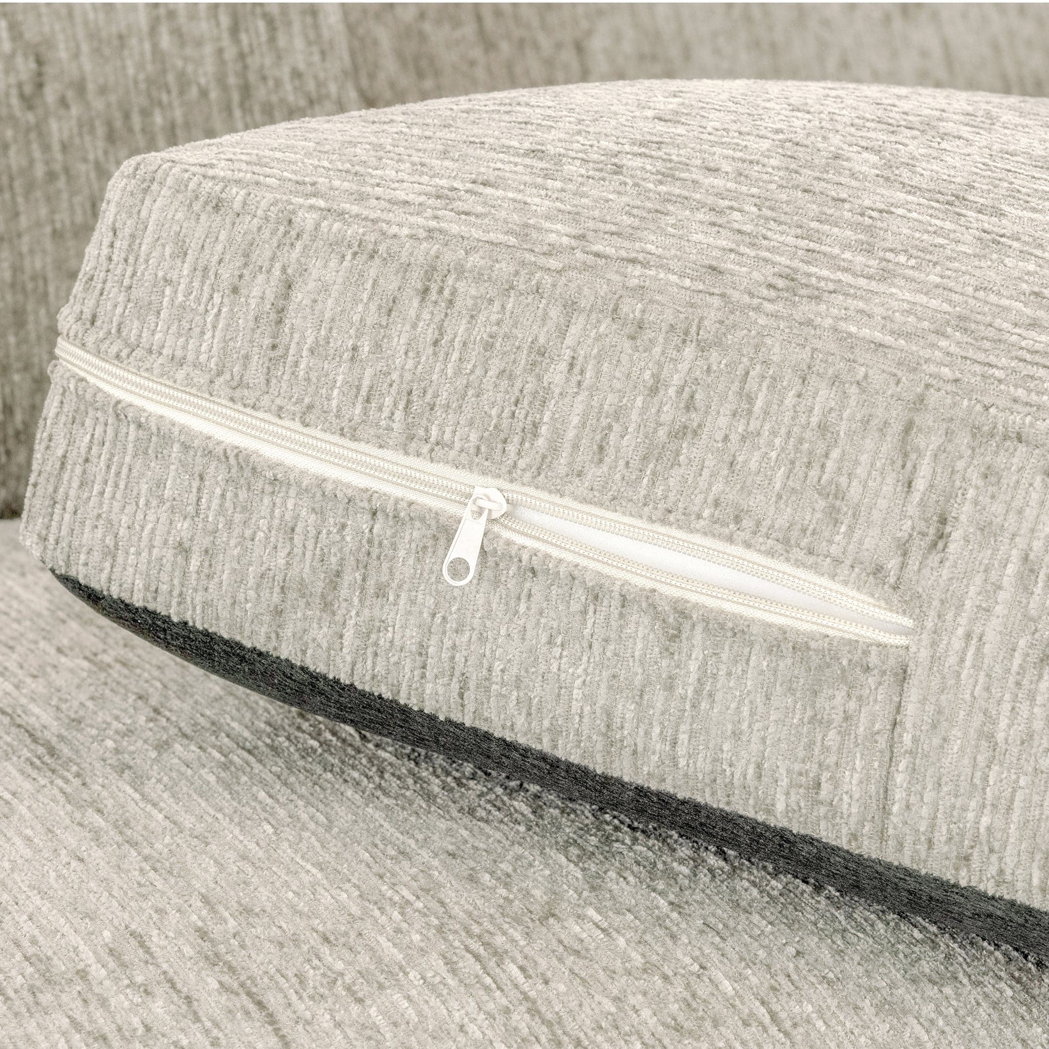 Turin Sofa Beige Three Seater - foam view (7025189224512)