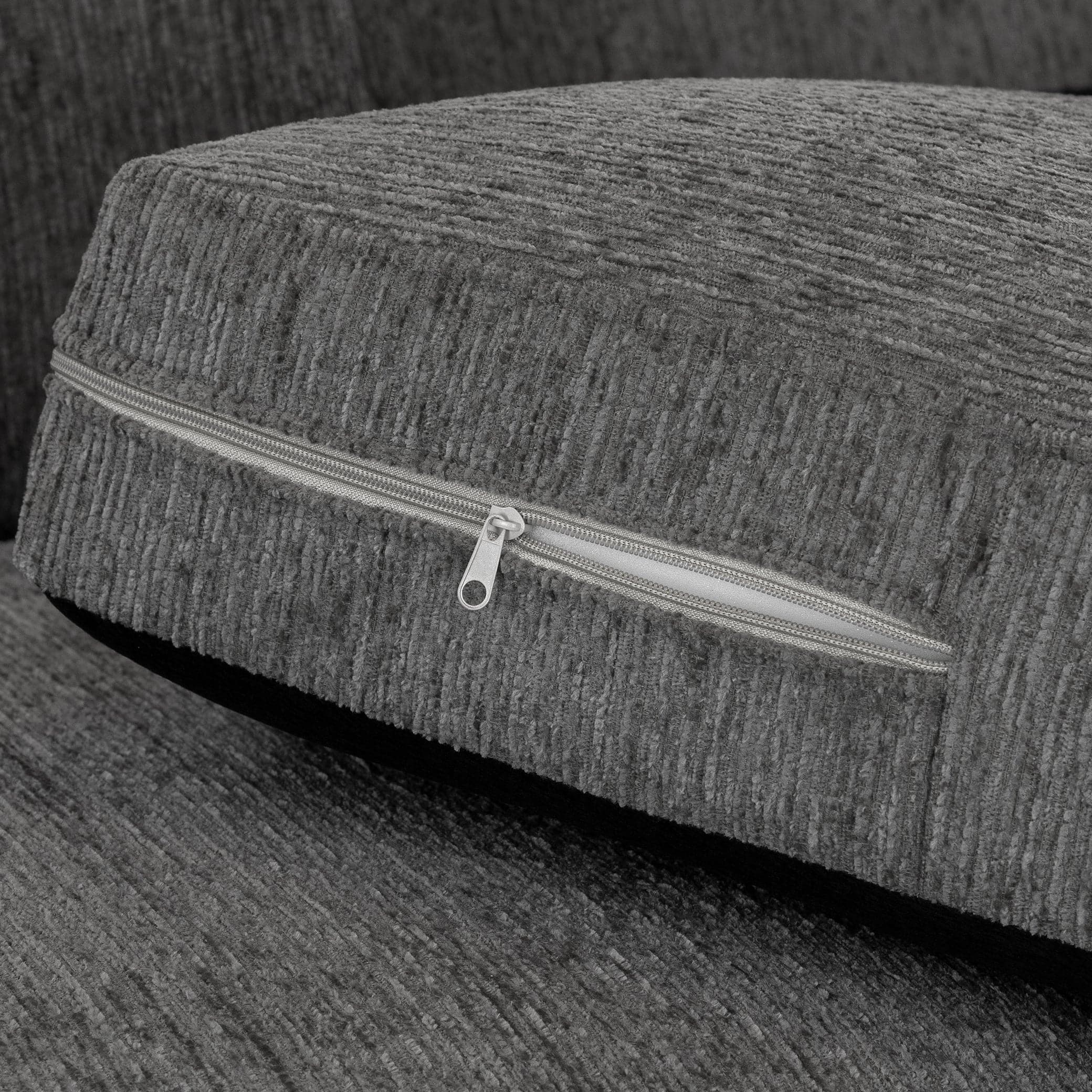 Turin Sofa Grey Armchair - foam view (7025210032192)