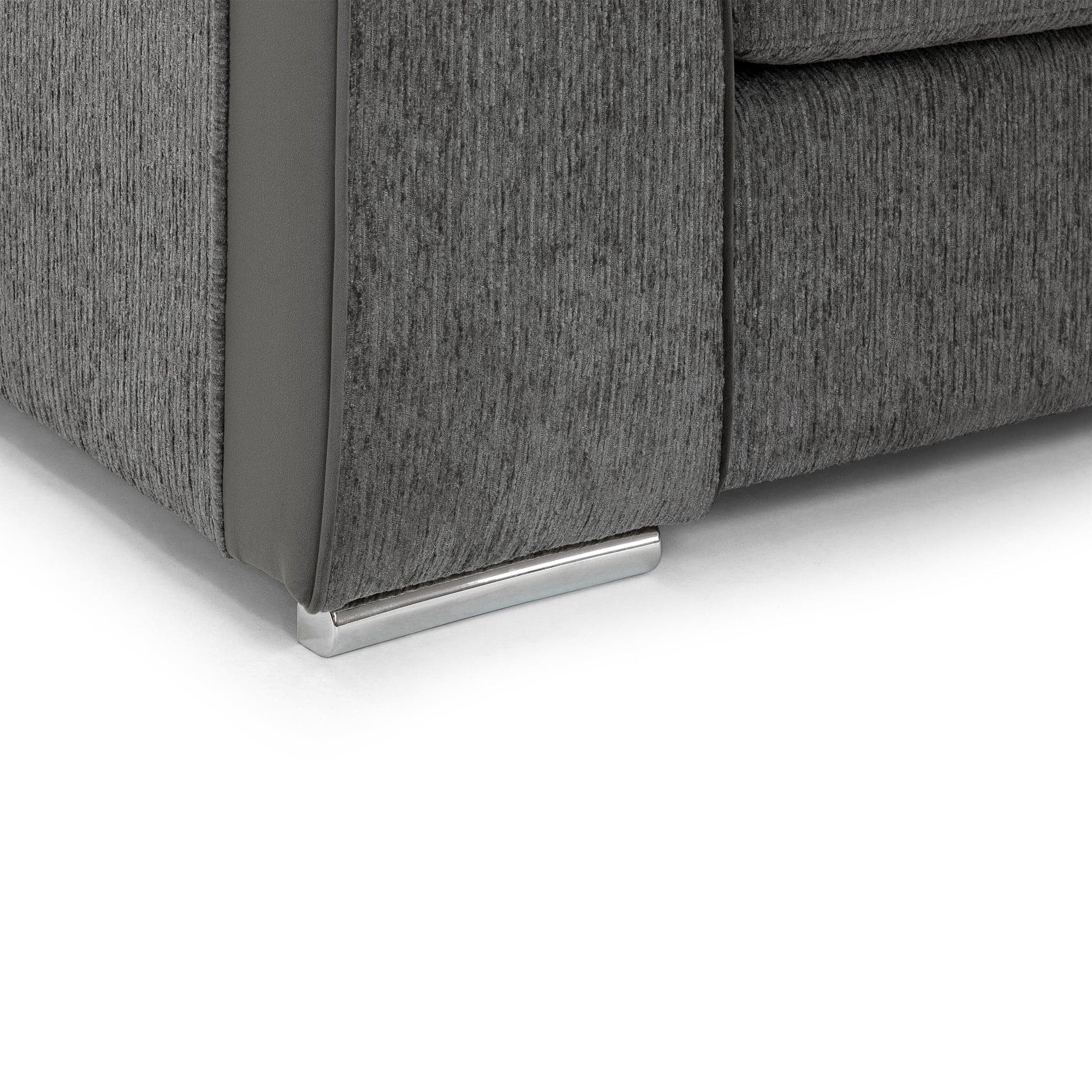 Turin Sofa Grey Three Plus Two Set - bottom view (7025208590400)