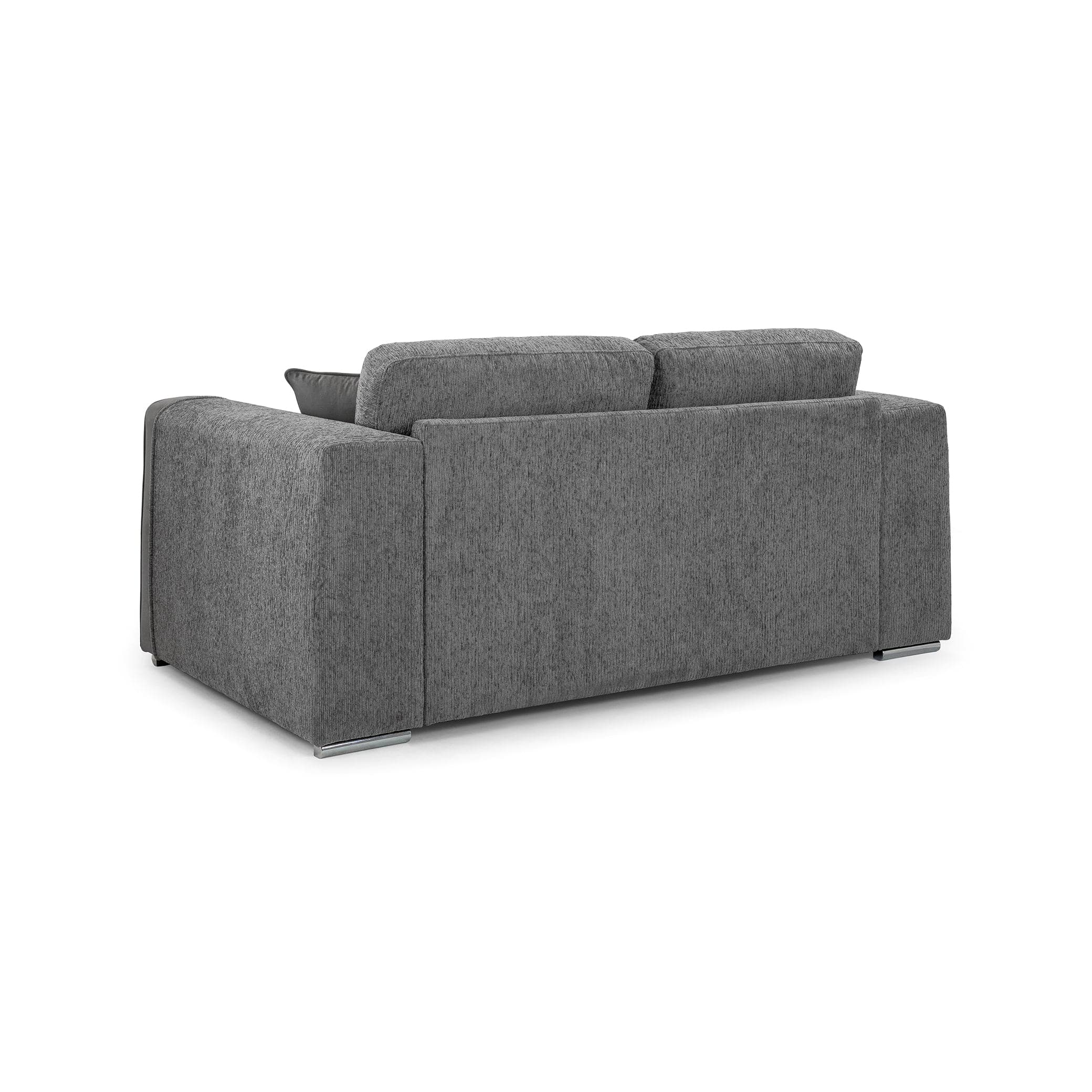 Turin Sofa Grey Two Seater - back view (7025209671744)