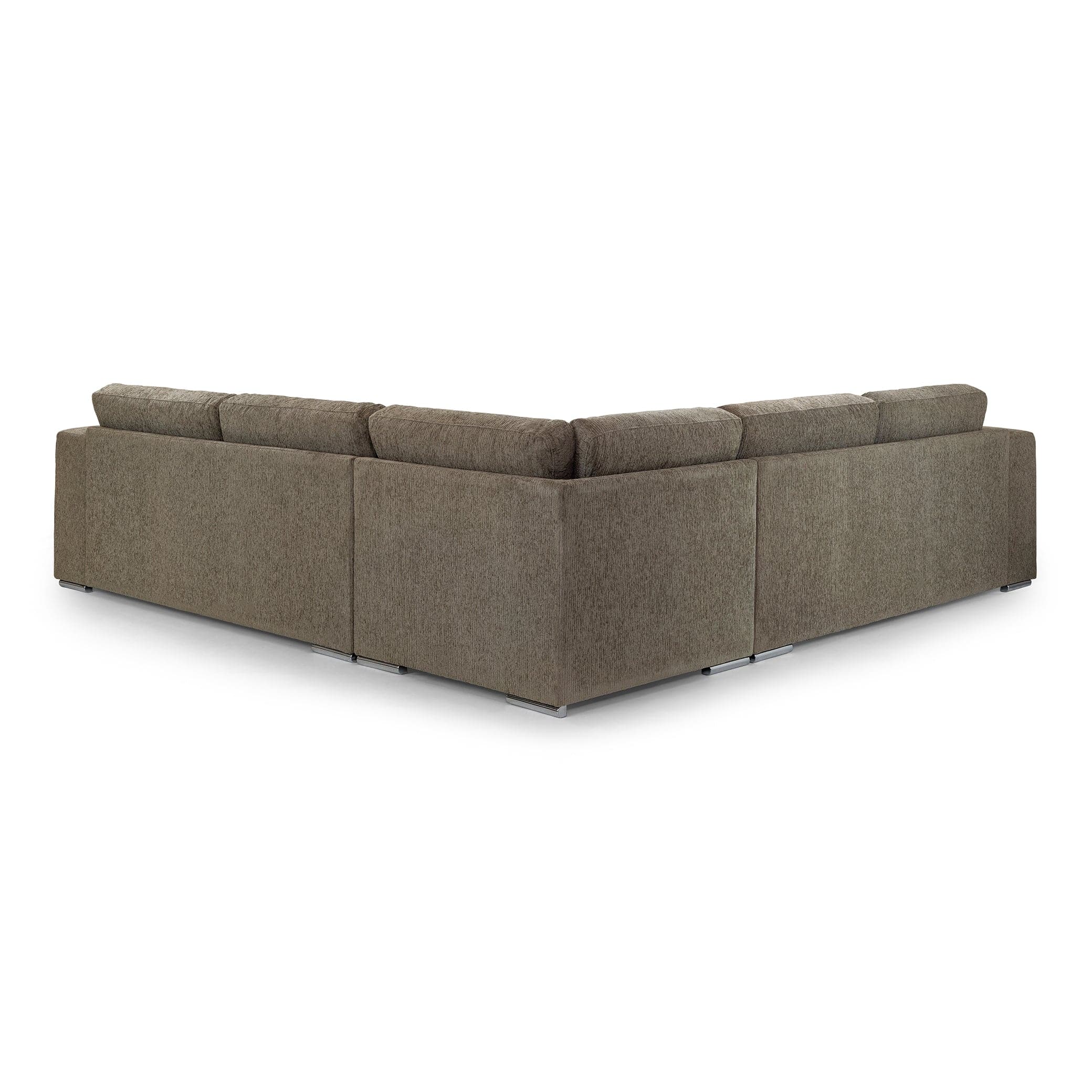 Turin Sofa Mocha Large Corner - back view (7025203970112)