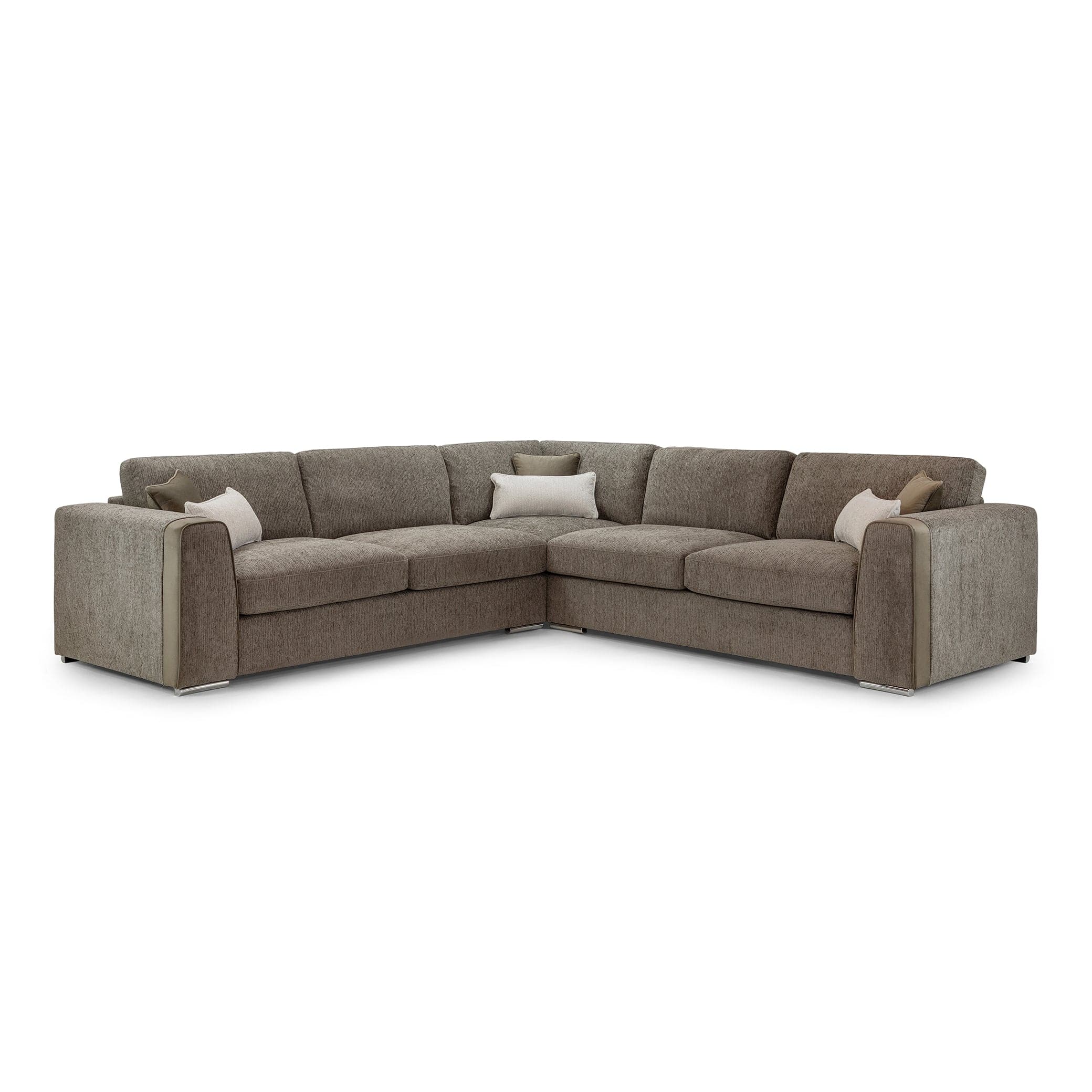 Turin Sofa Beige Large Corner - AMC Furniture