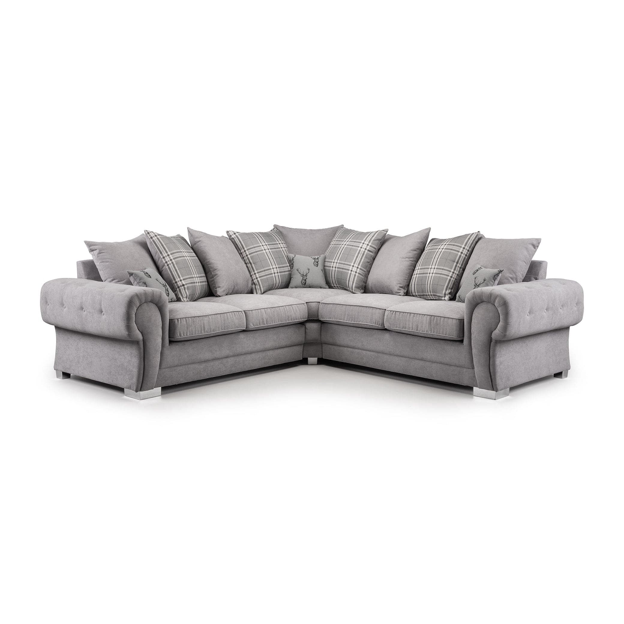 Verona Scatterback Sofa Grey Large Corner (7026800853056)