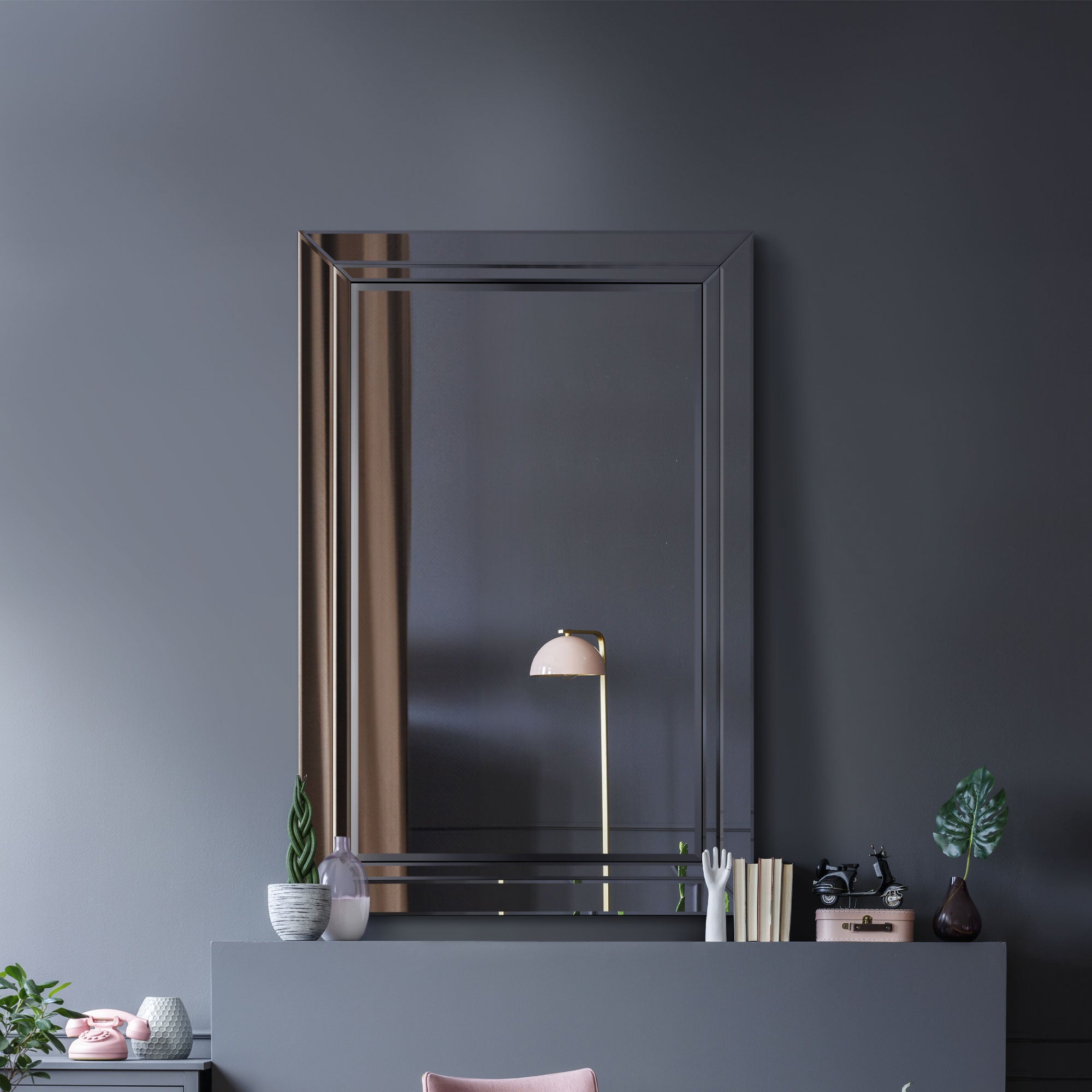 Cranbury All Glass Large Dress Mirror 120 x 80 CM (15010563555706)