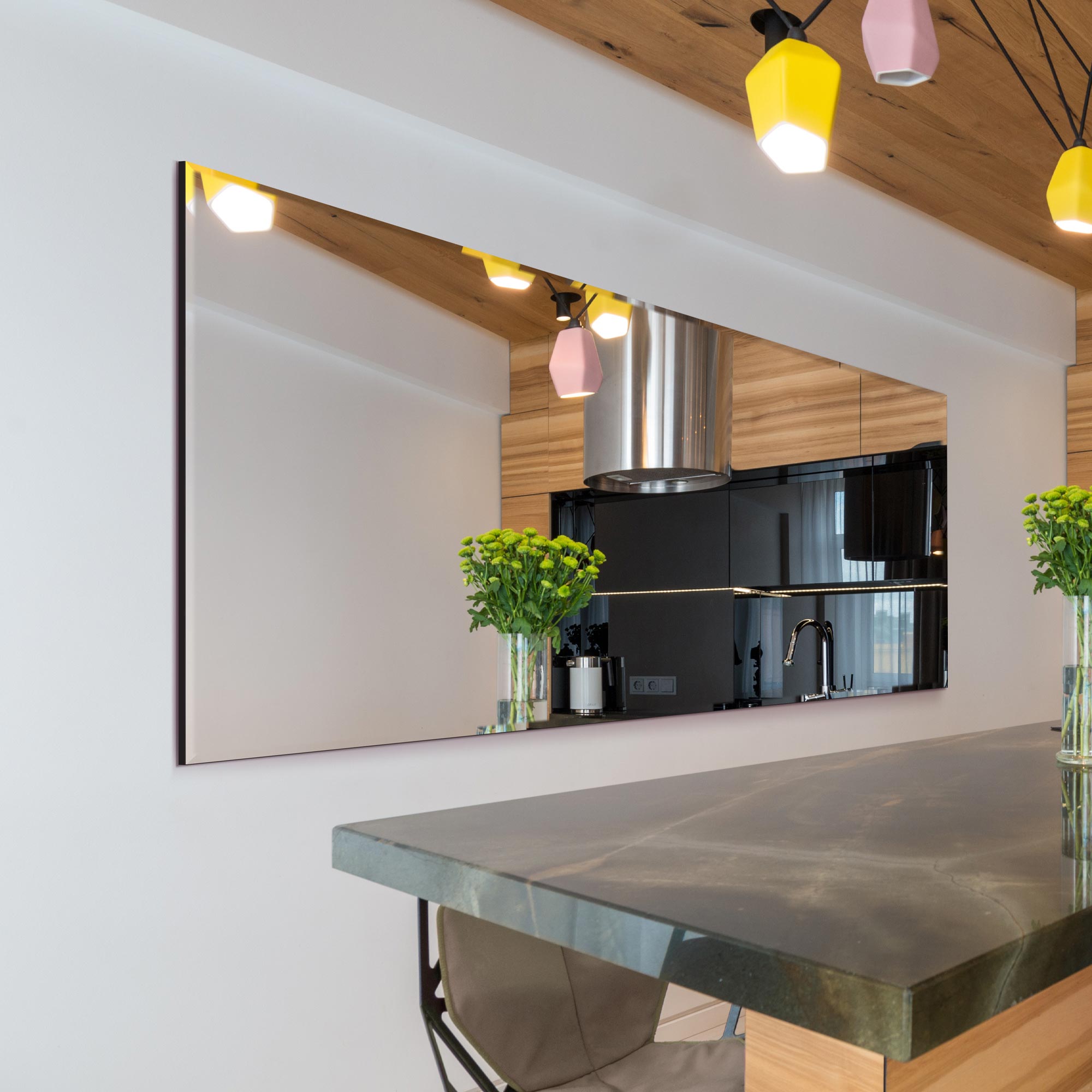 New Single Bevelled Venetian Wall Mirror 174 x 85CM 5ft9 x 2ft10 (15010564800890)