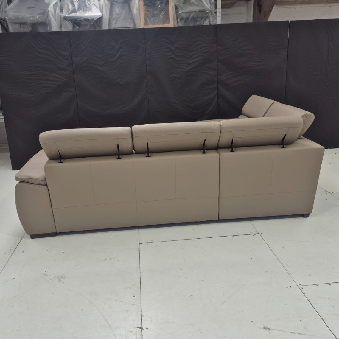 Eea Leather Corner Sofa - AMC Furniture