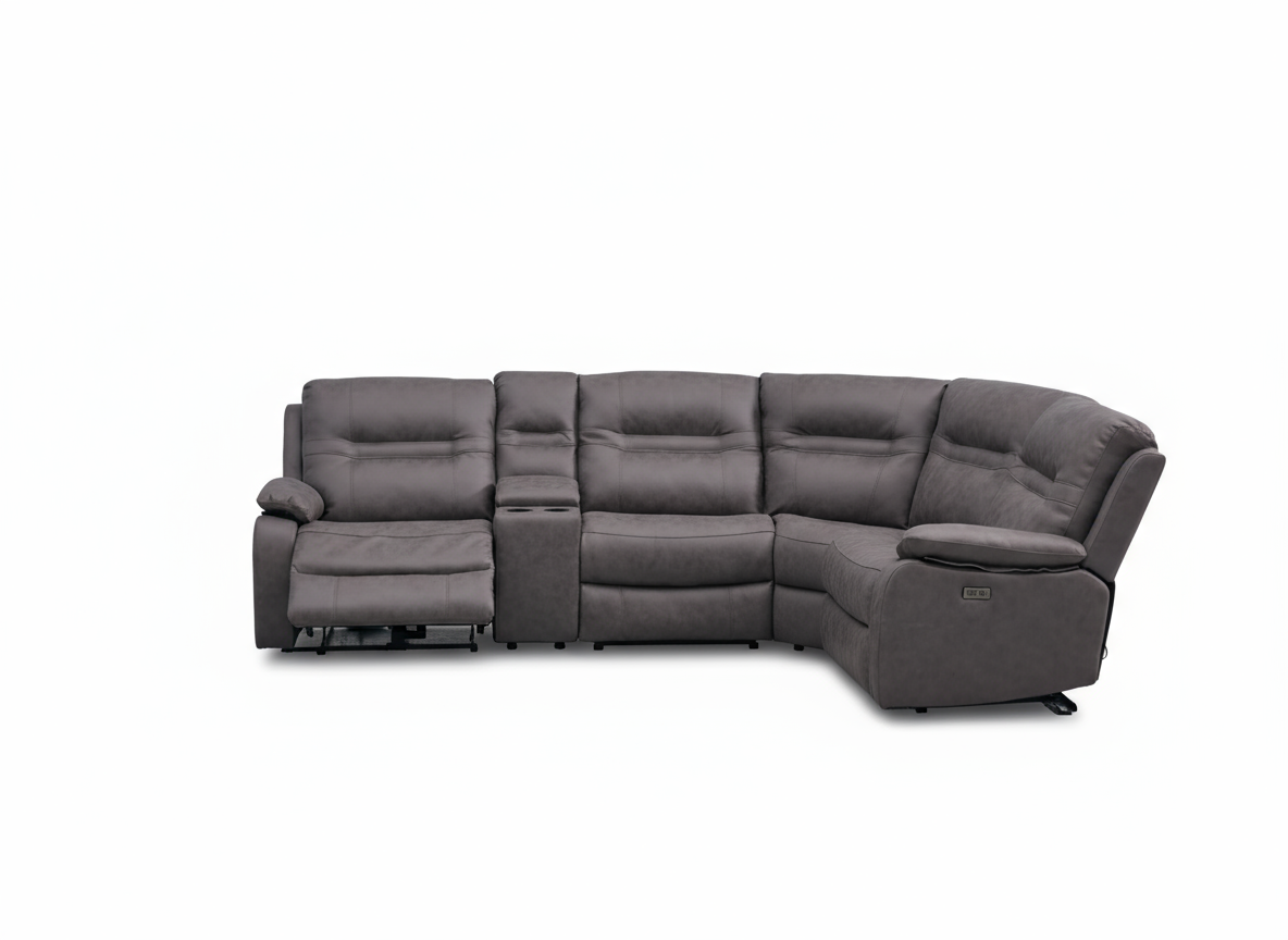 Blake Power Reclining Corner Sofa - Detail View