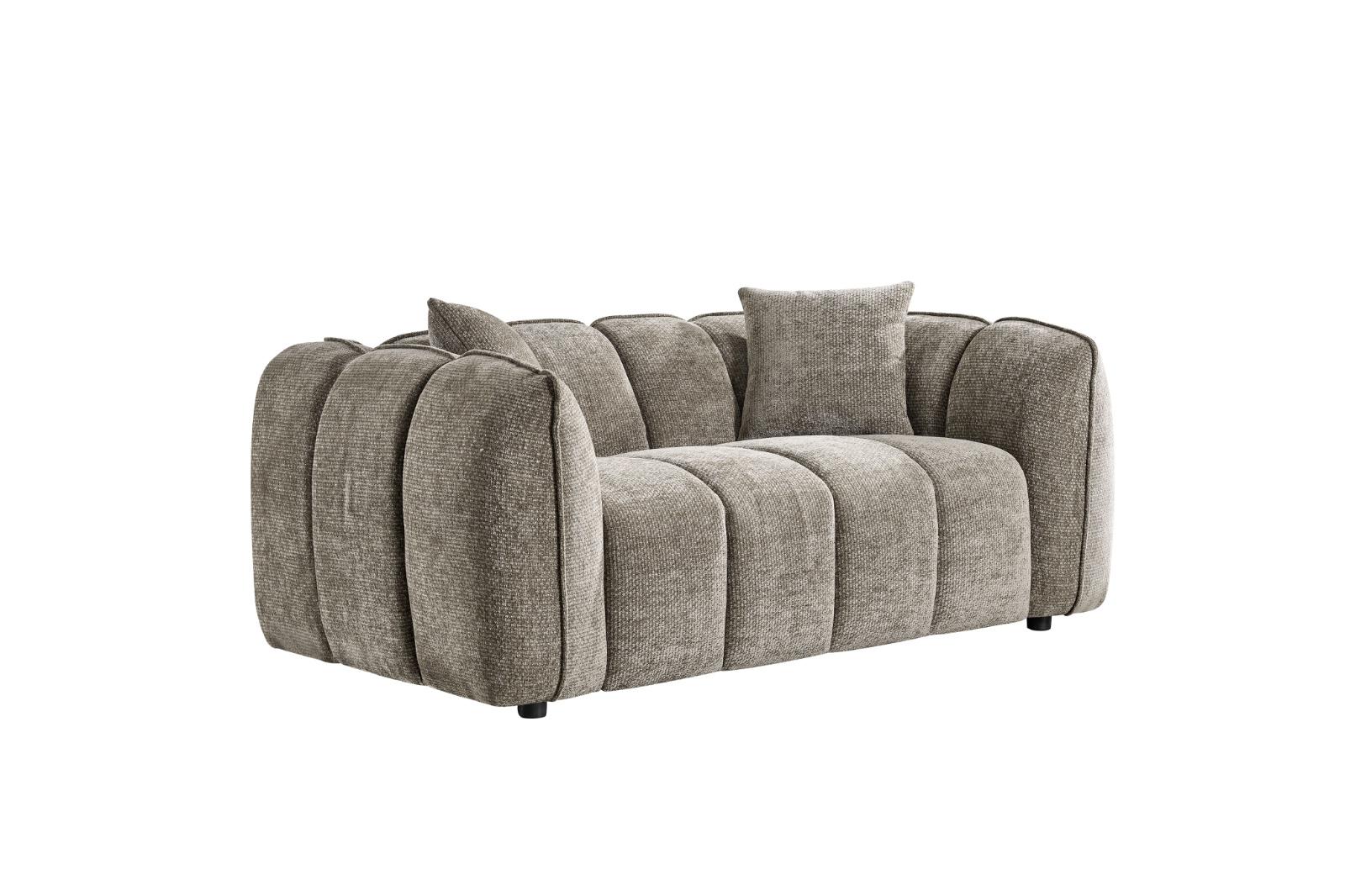 Vienna 2 Seater Sofa in Mocha Brown (15181833077114)