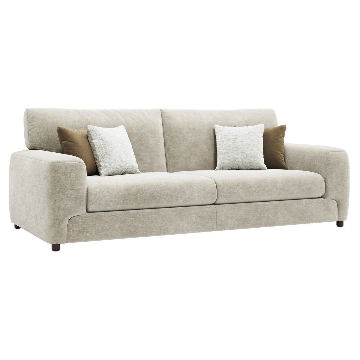 Eden 3 Seater in Astoria Sand - White Background