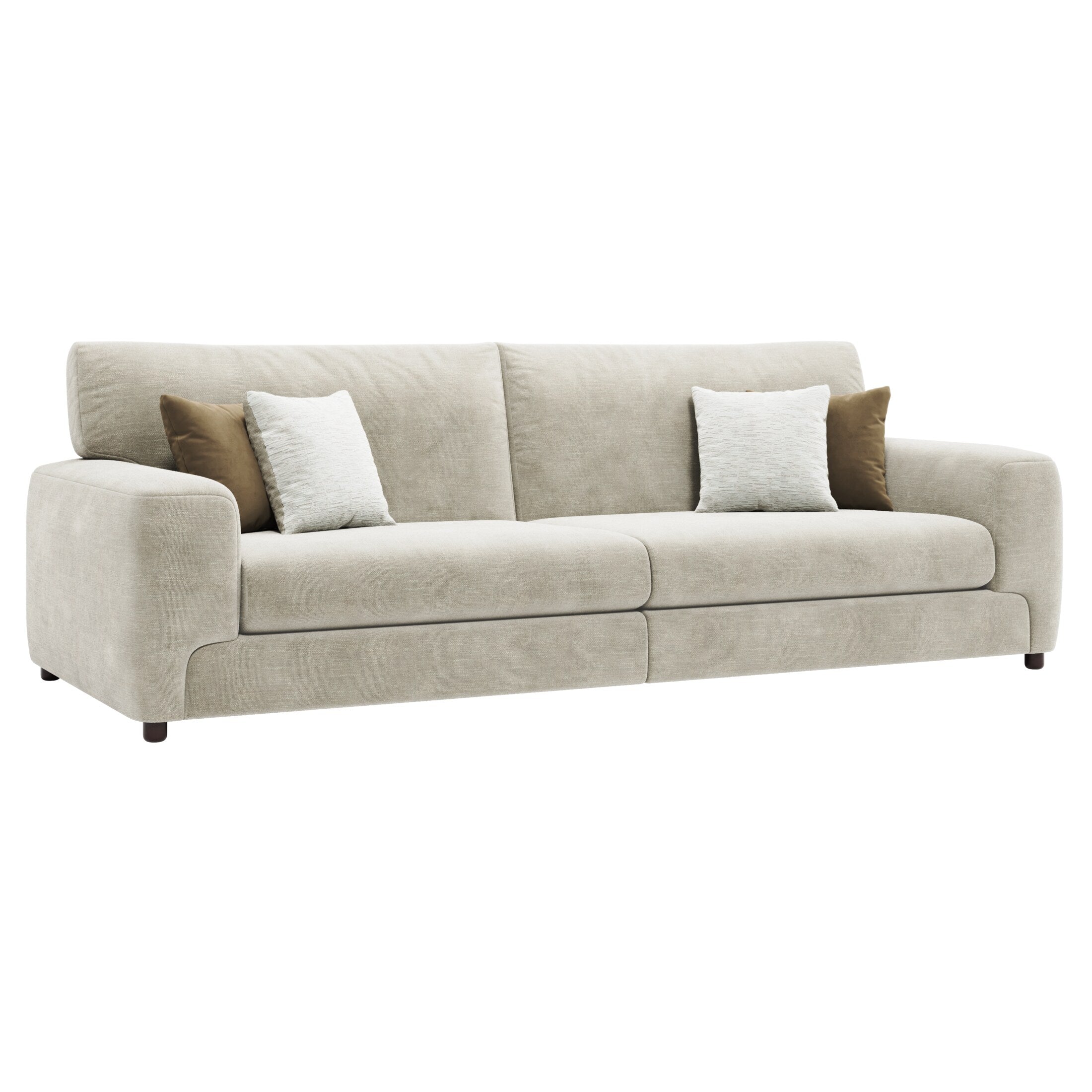 Eden 4 Seater in Astoria Sand front view