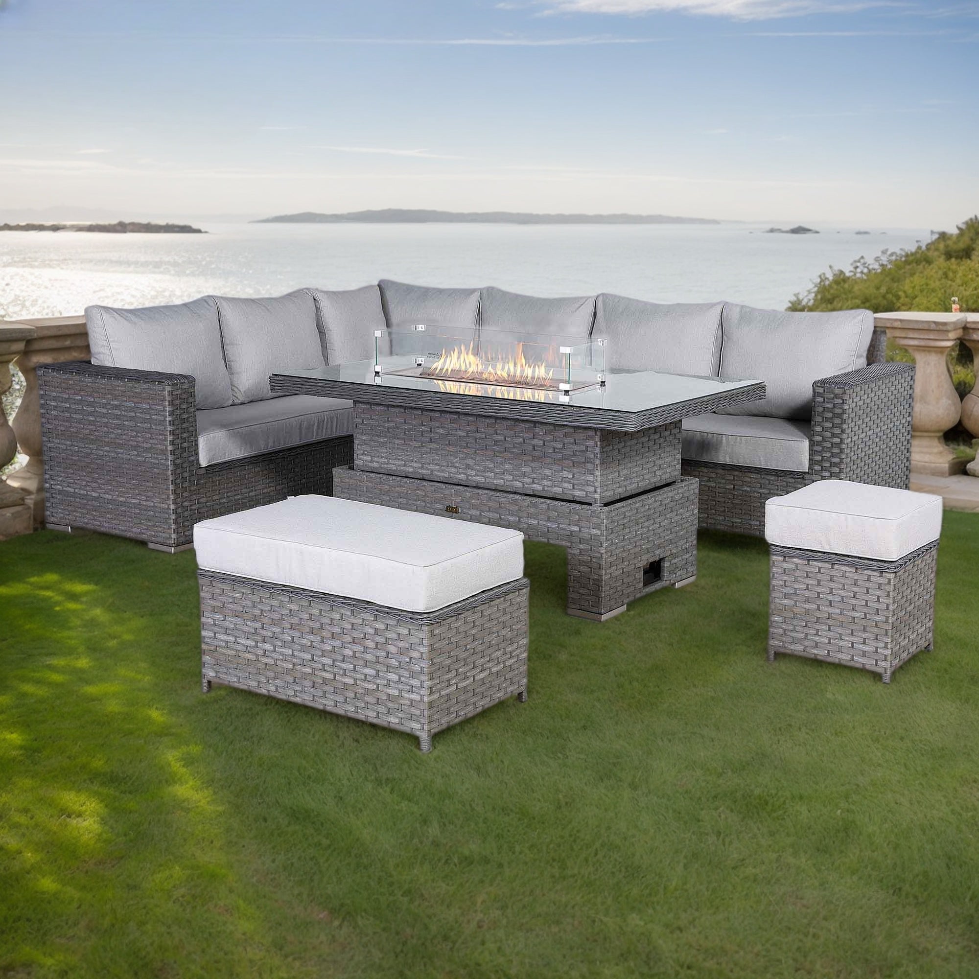 Capri Rising Firepit - AMC Furniture