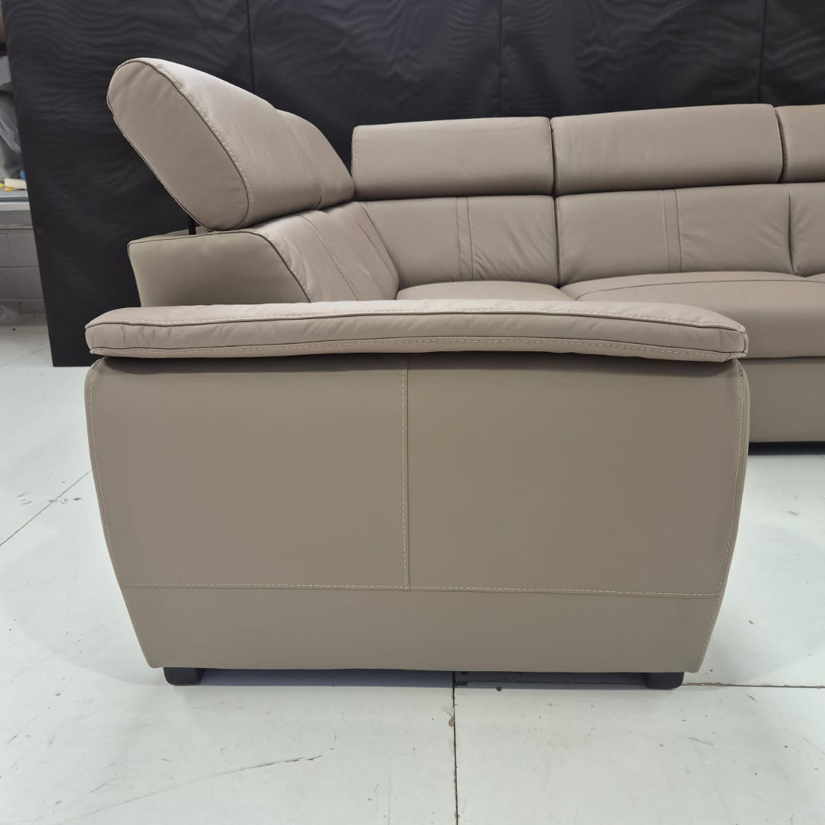 Eea Leather Corner Sofa - AMC Furniture