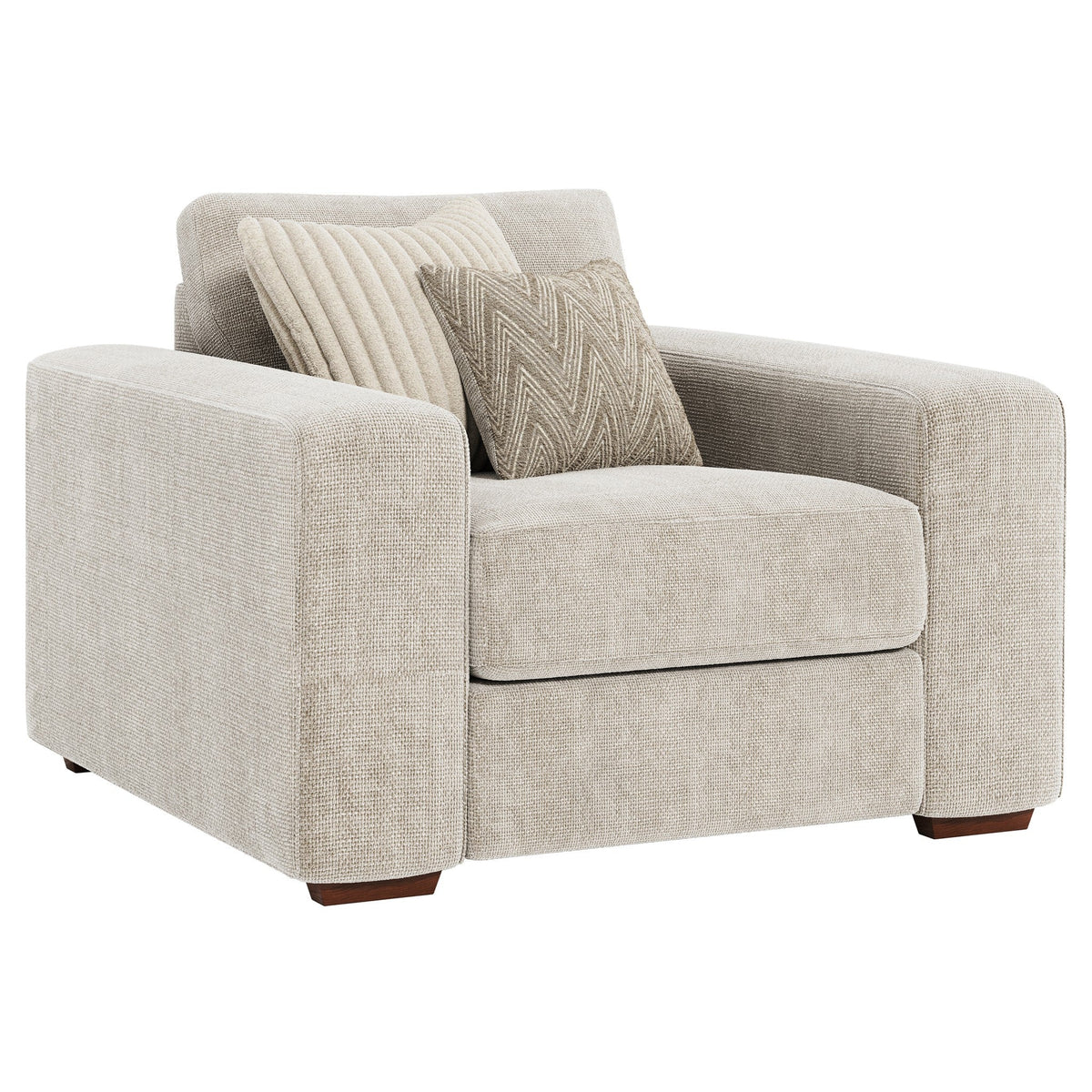 Nola Armchair in Violet Stone - White Background
