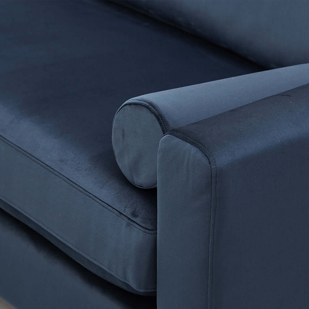 Bailey 3 Seater Sofa - blue armrest view (5856056901696)