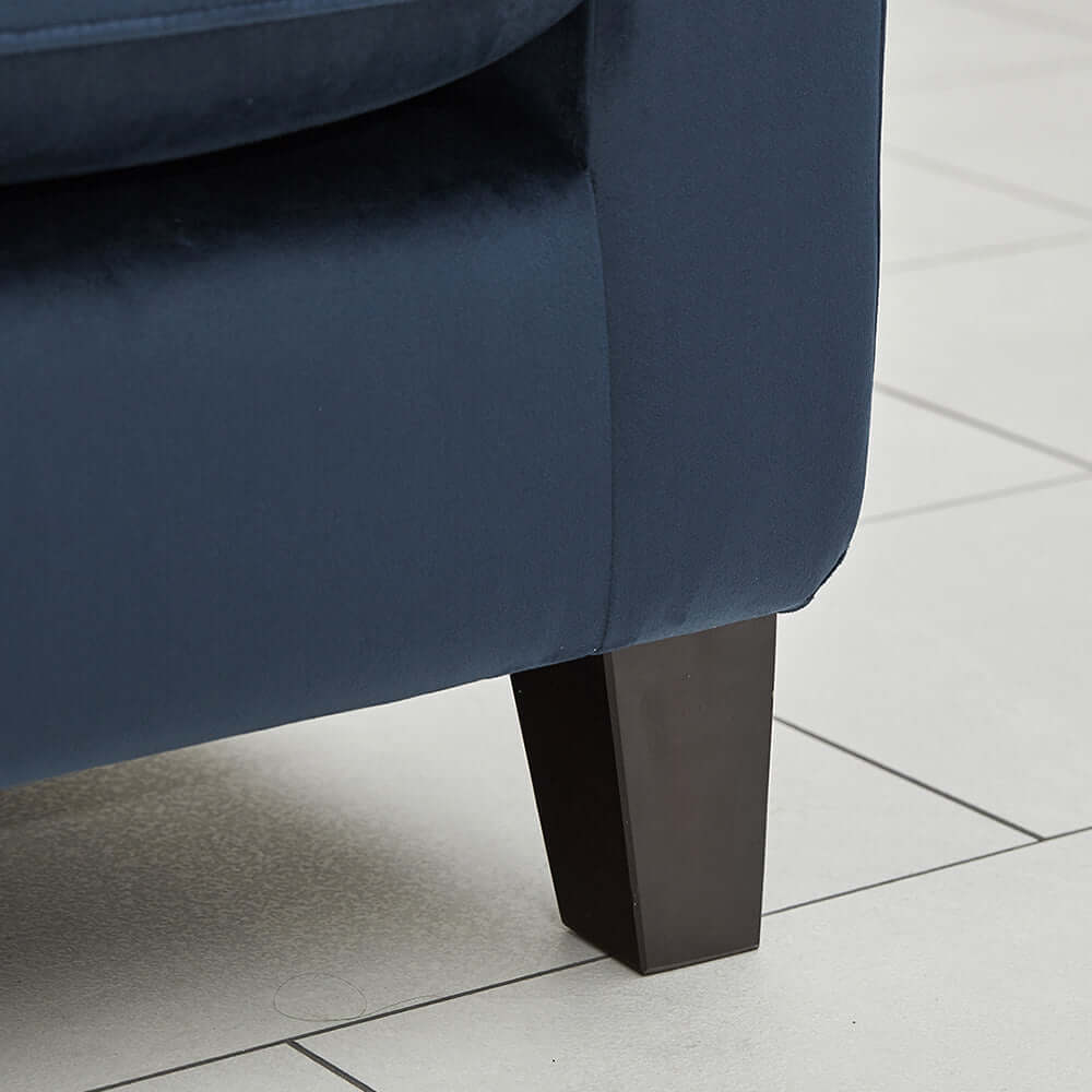 Bailey 3 Seater Sofa - blue side corner view (5856056901696)